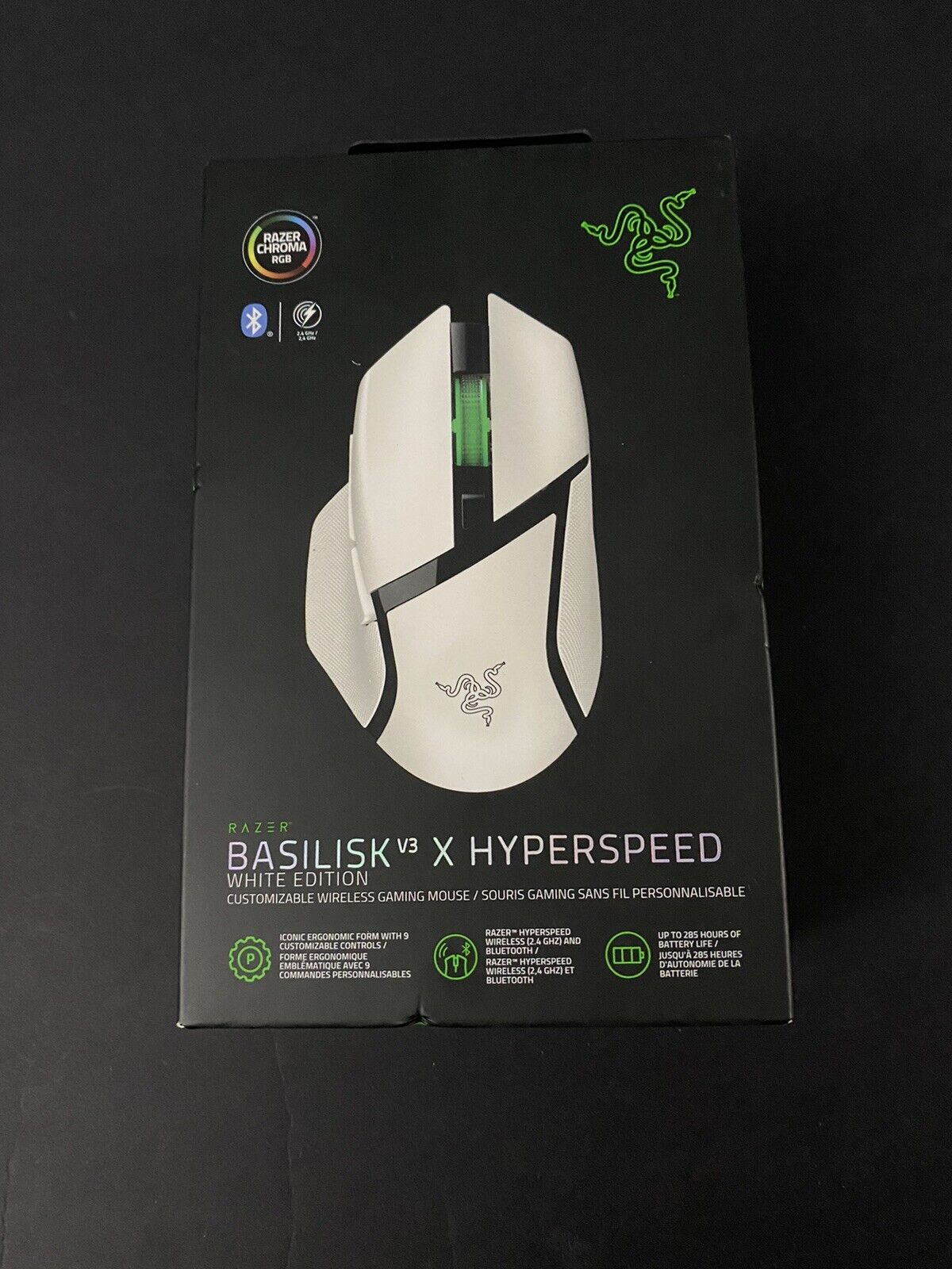 Razer Basilisk V3 X HyperSpeed Wireless Gaming Mouse White