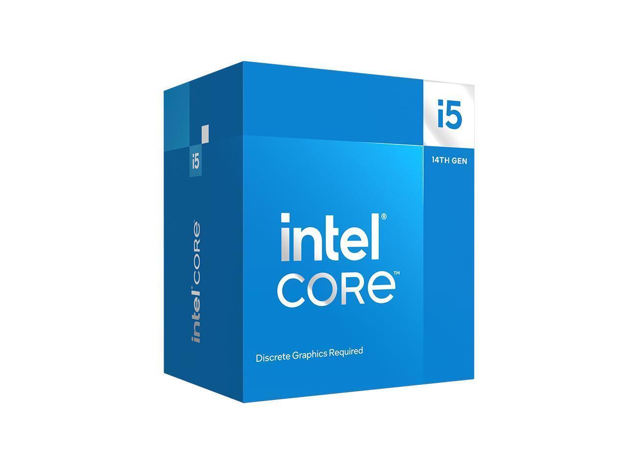 Intel Core i5-14400F - Core i5 14th Gen Raptor Lake 10-Core (6P+4E) LGA 1700 65W