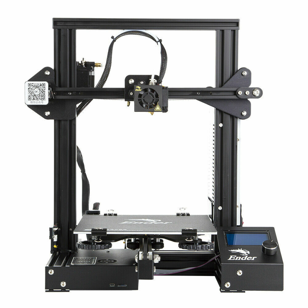 Official Creality Ender 3/3 Pro/3 V2 3D Printer Self DIY Kit 220*220*250mm Used