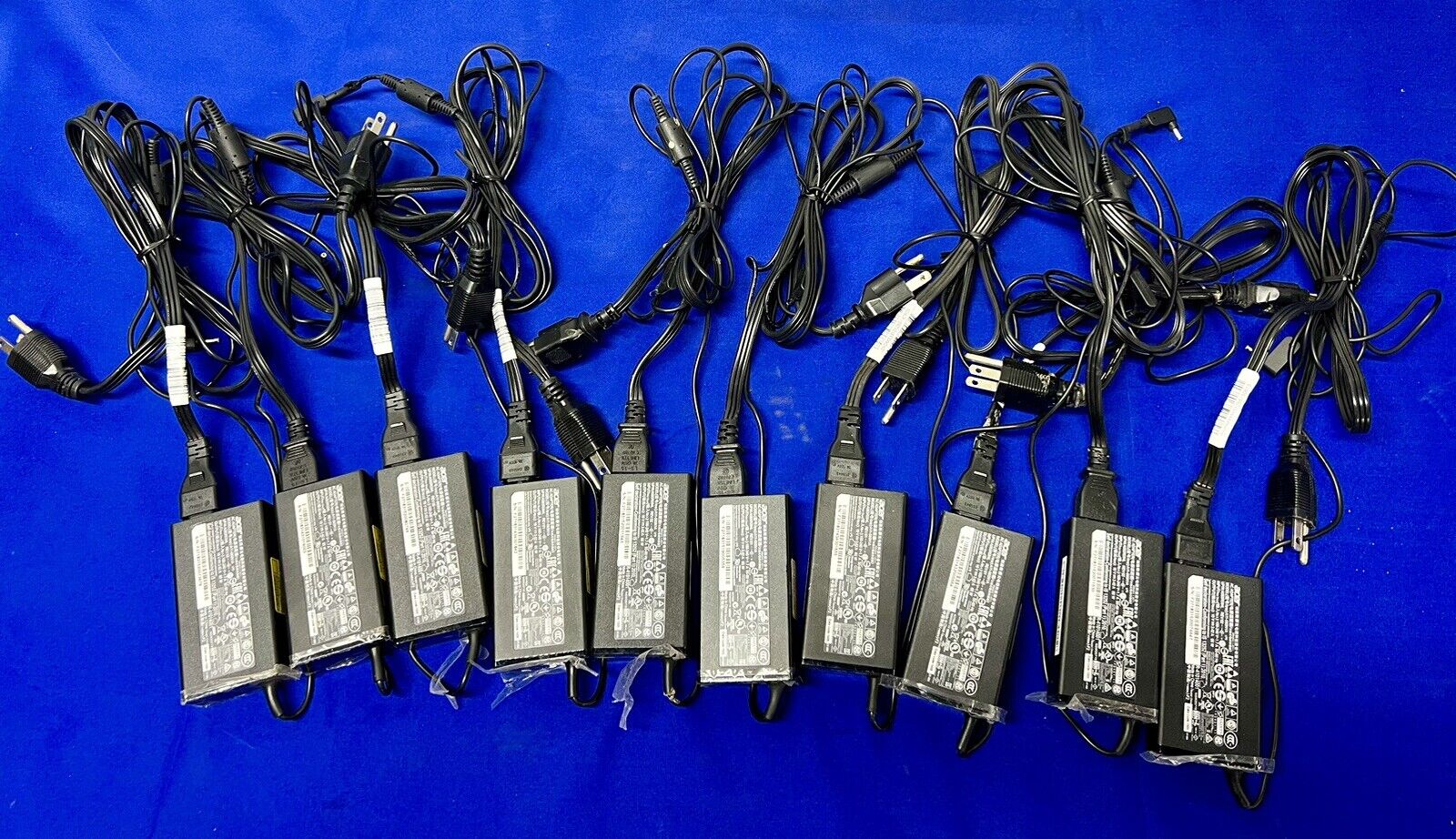 **Lot Of 10**Genuine Acer 65 W  (A11-065N1A) AC Adapter Charger Power Cables 19V