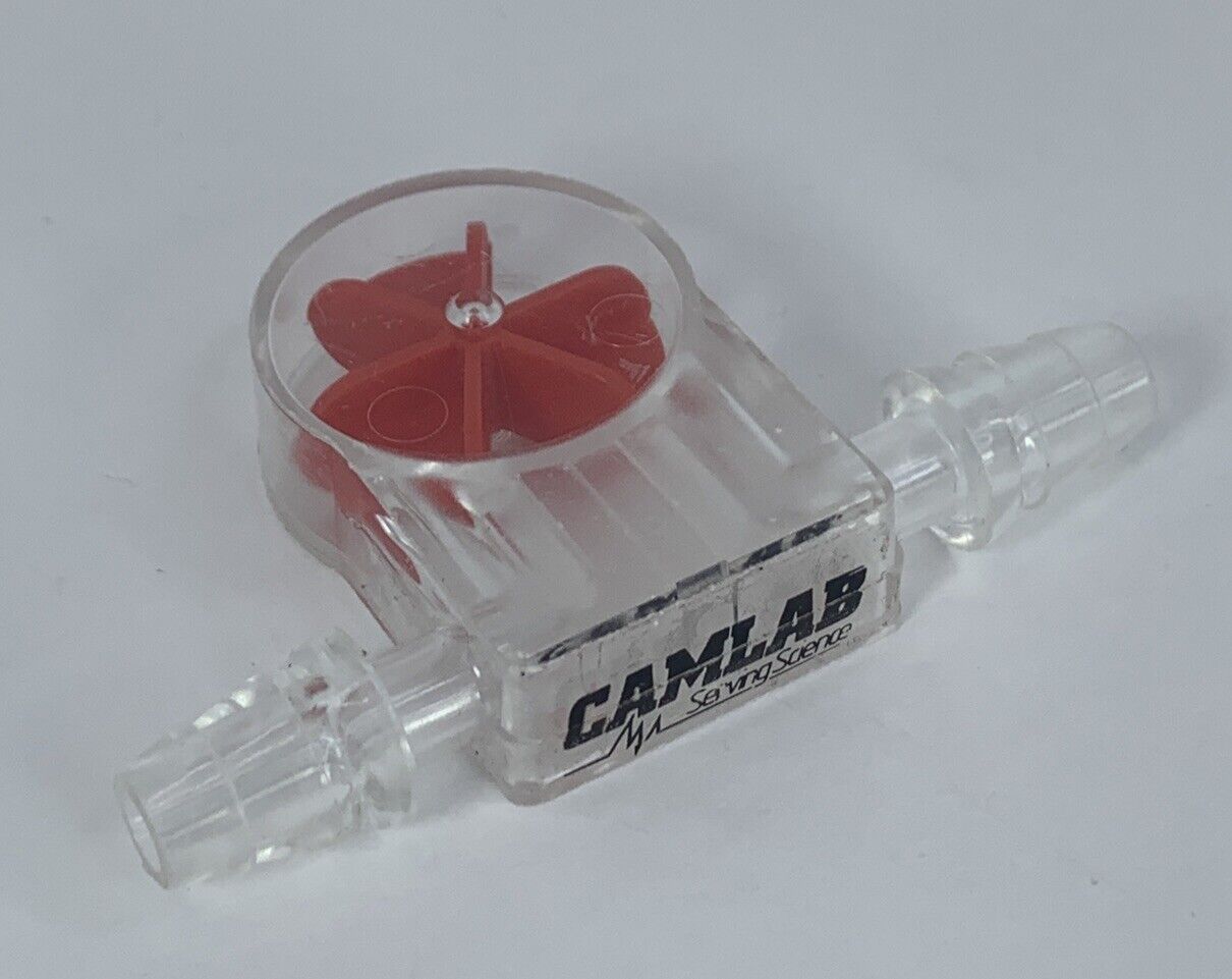 Alphacool Eisfluegel Flow Indicator, Red Fins, Clear Body, Camlab Cooling System