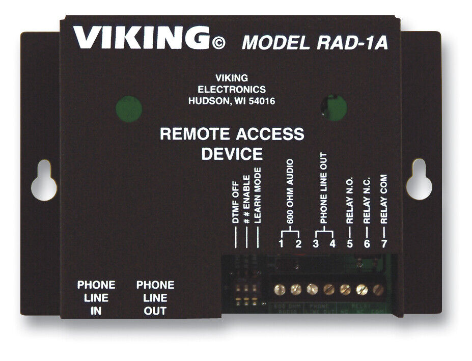 Viking Electronics Remote Access Device RAD-1A UPC 615687222593 - Installatio...
