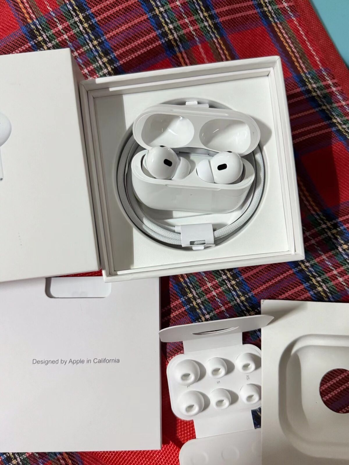 Apple Airpods Pro 2nd With Wireless Charging Case Bluetooth Earphone Earbuds 	