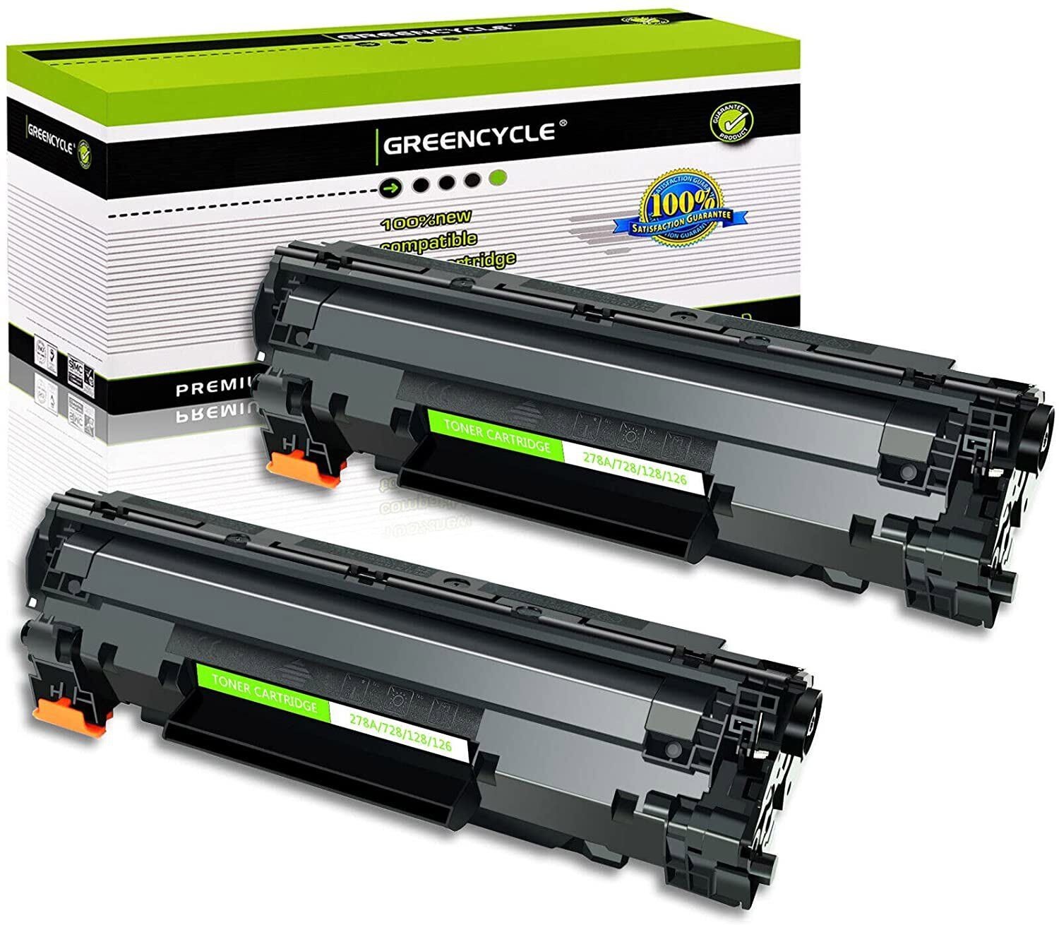 GREENCYCLE 2PK Toner Cartridge CRG-126 C126 Compatible with Canon LBP6200d 6230