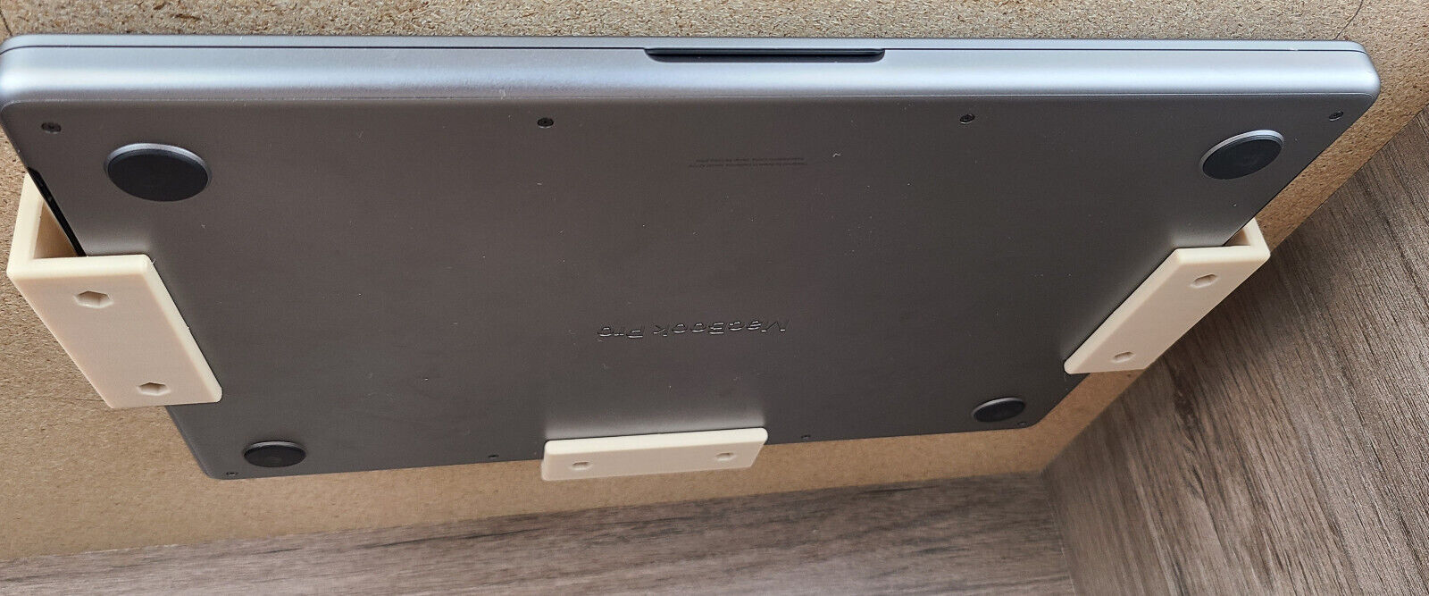 Laptop and/or Power Brick - Under Desk Mount (Holder Shelf Rack Storage Bracket)
