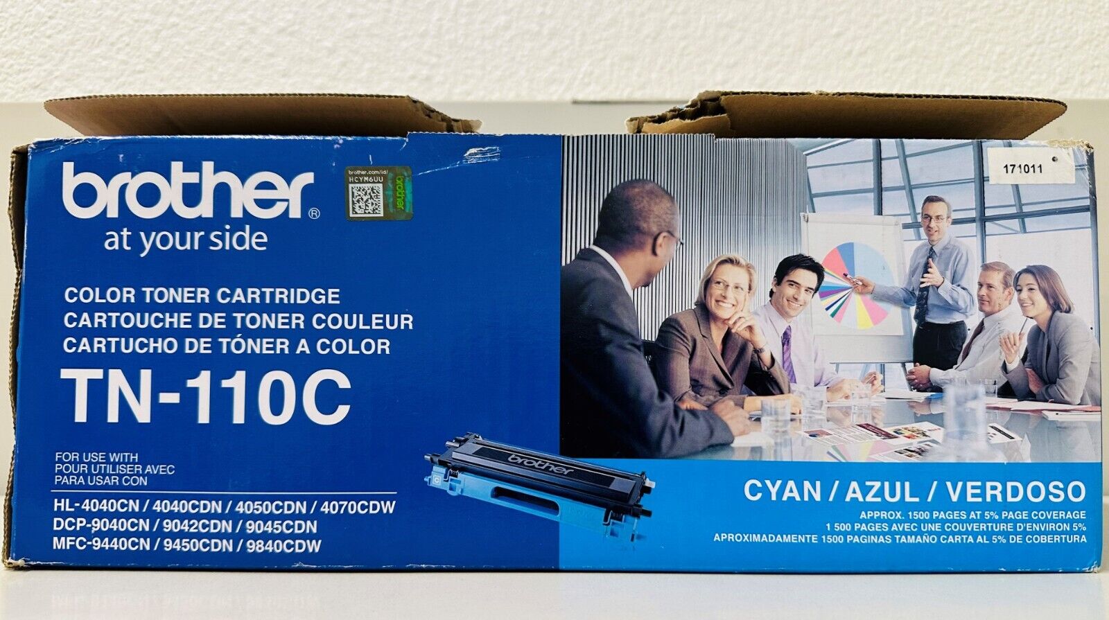 New Genuine Brother TN-110 Cyan Toner Cartridge HL-4040CN DCP-9040CN