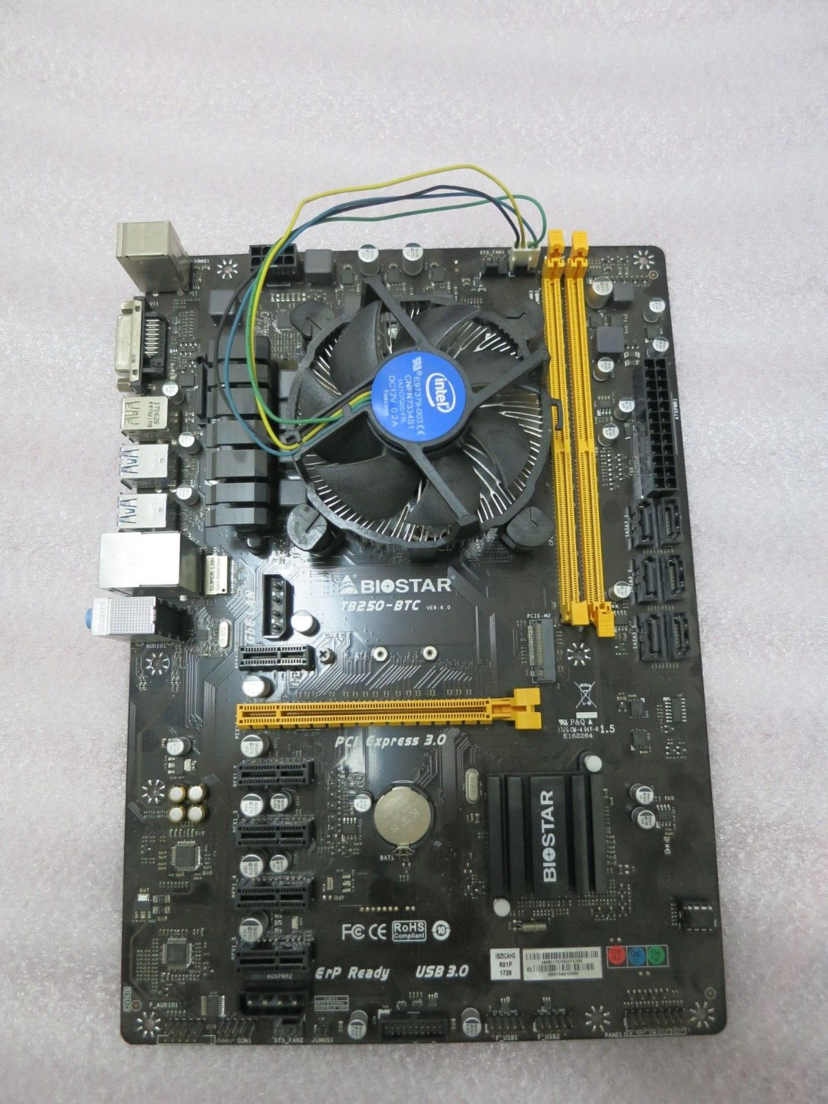 BIOSTAR TB250-BTC  Ver.6.0 B250 ATX Intel Mining Motherboard & Pentium G4400