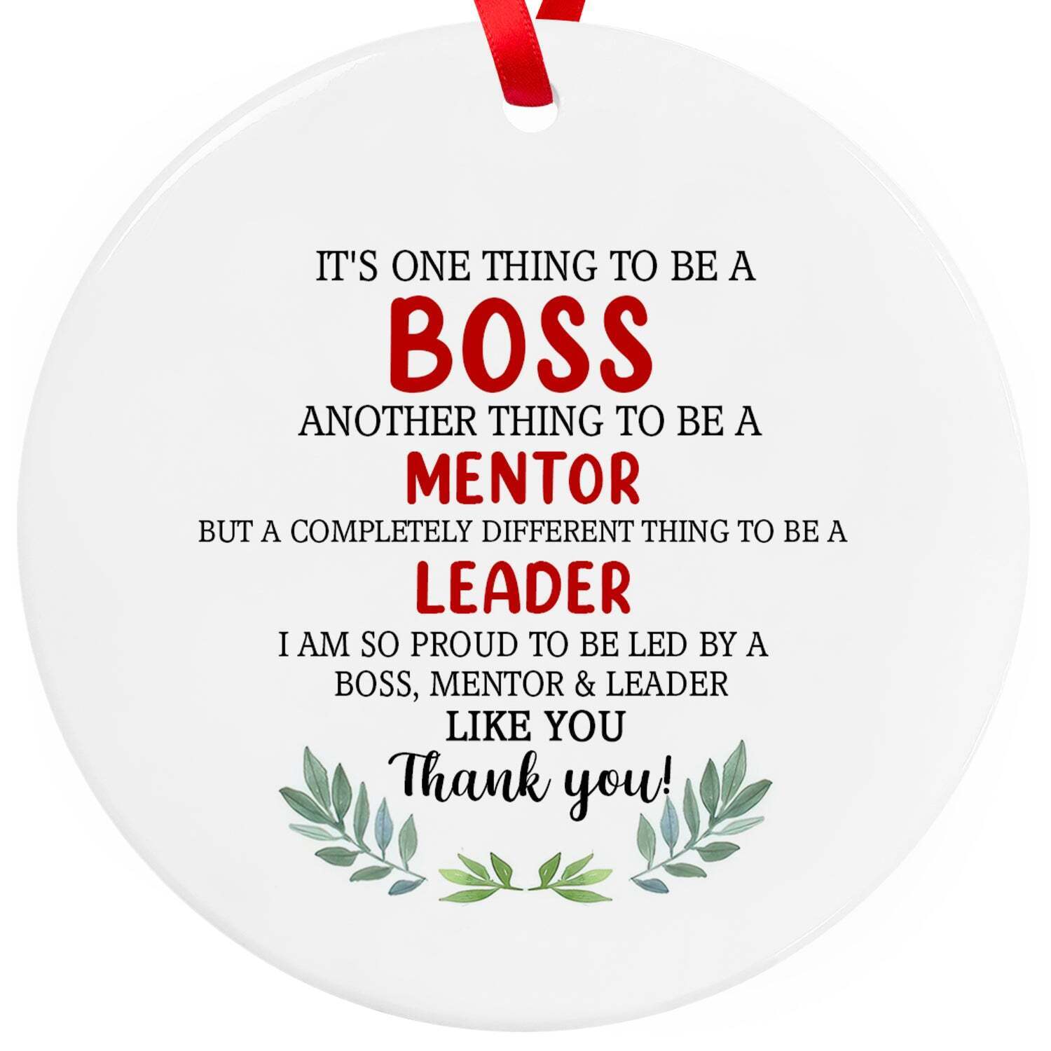 Thank You Boss Gift, Christmas Boss Gifts for Men, Boss Lady Gifts for Women, Ch