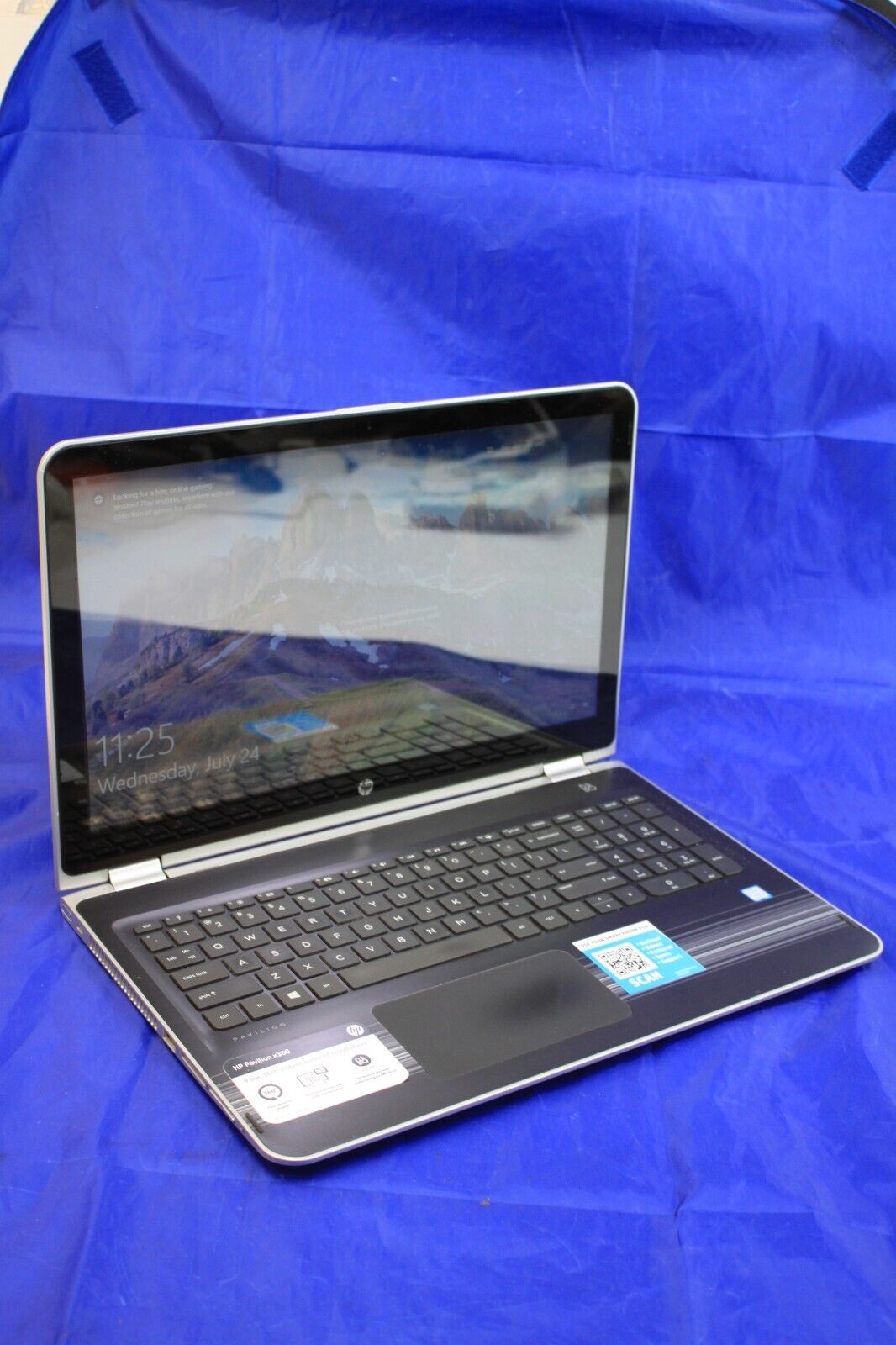 HP Pavilion x360 Convertible Laptop Intel Core i3 2.40 GHz 8GB RAM 1TB HDD Win10