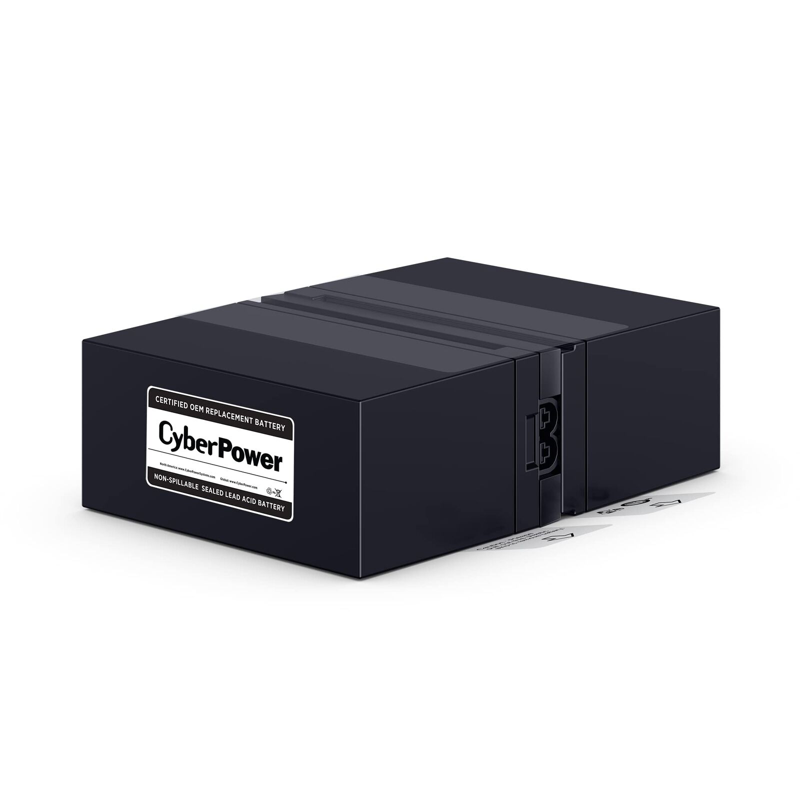 RB1280X2B UPS Replacement Battery Cartridge, Maintenance-Free, User Installab...