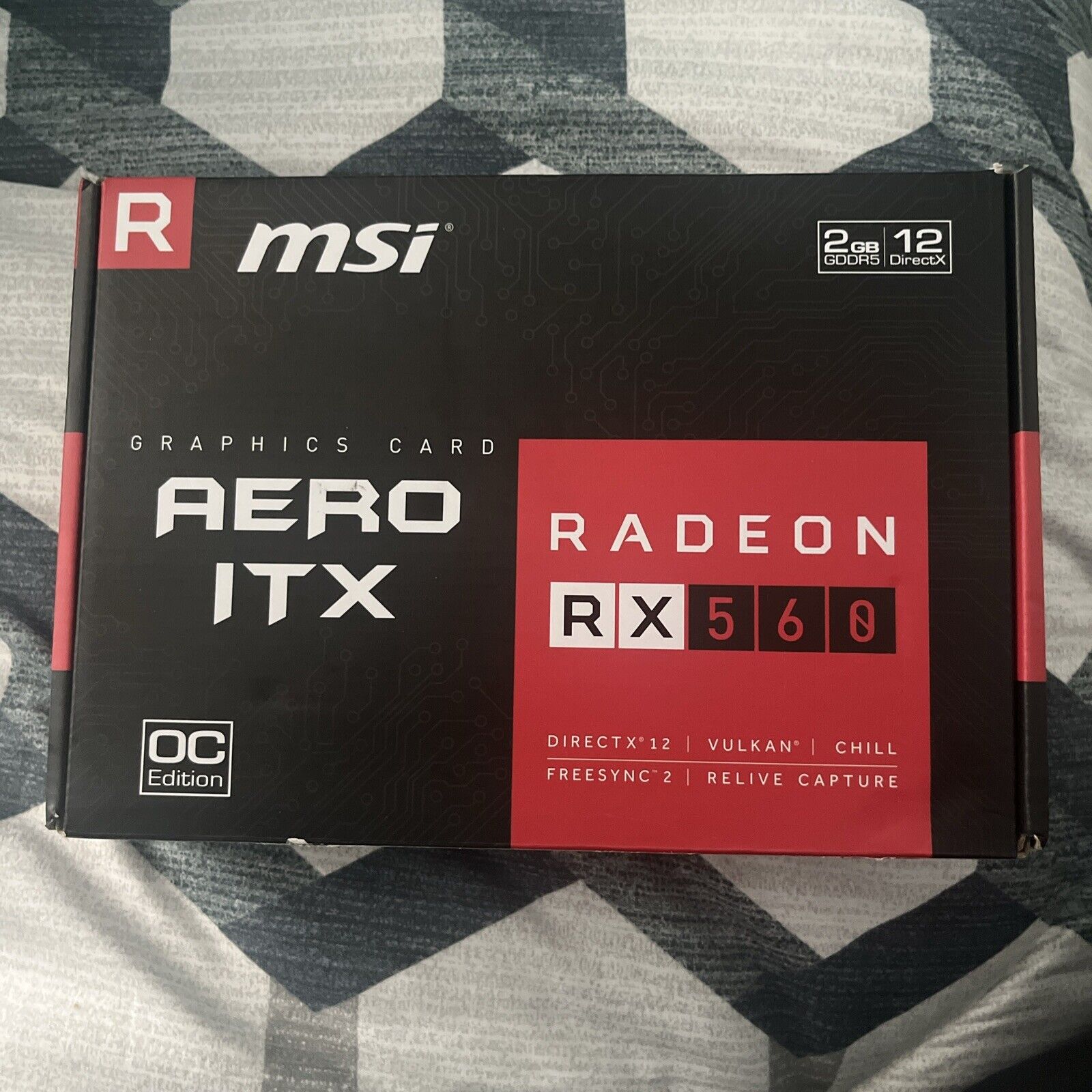 MSI Radeon RX 560 AERO ITX 2G OC Video Graphics Card GPU