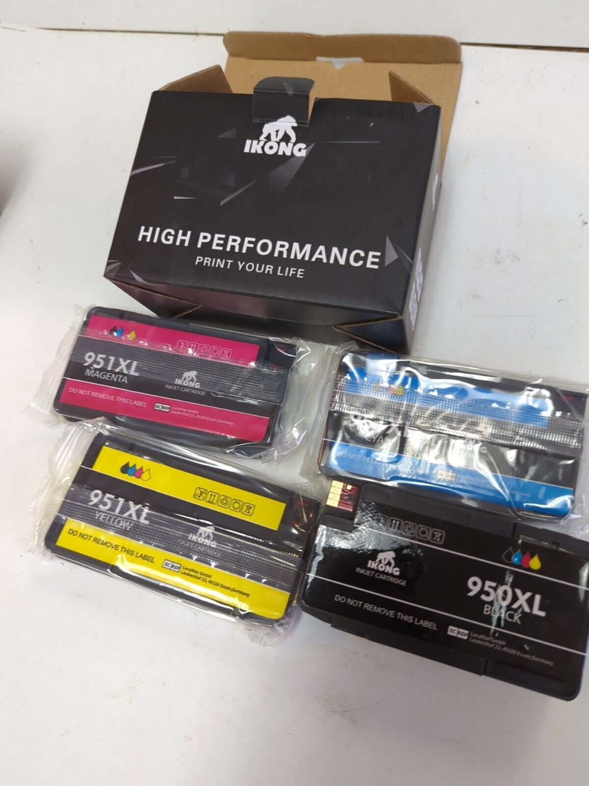 IKONG Inkjet cartridges 950xl 954xl Black & Colors (2 x 4 packs)