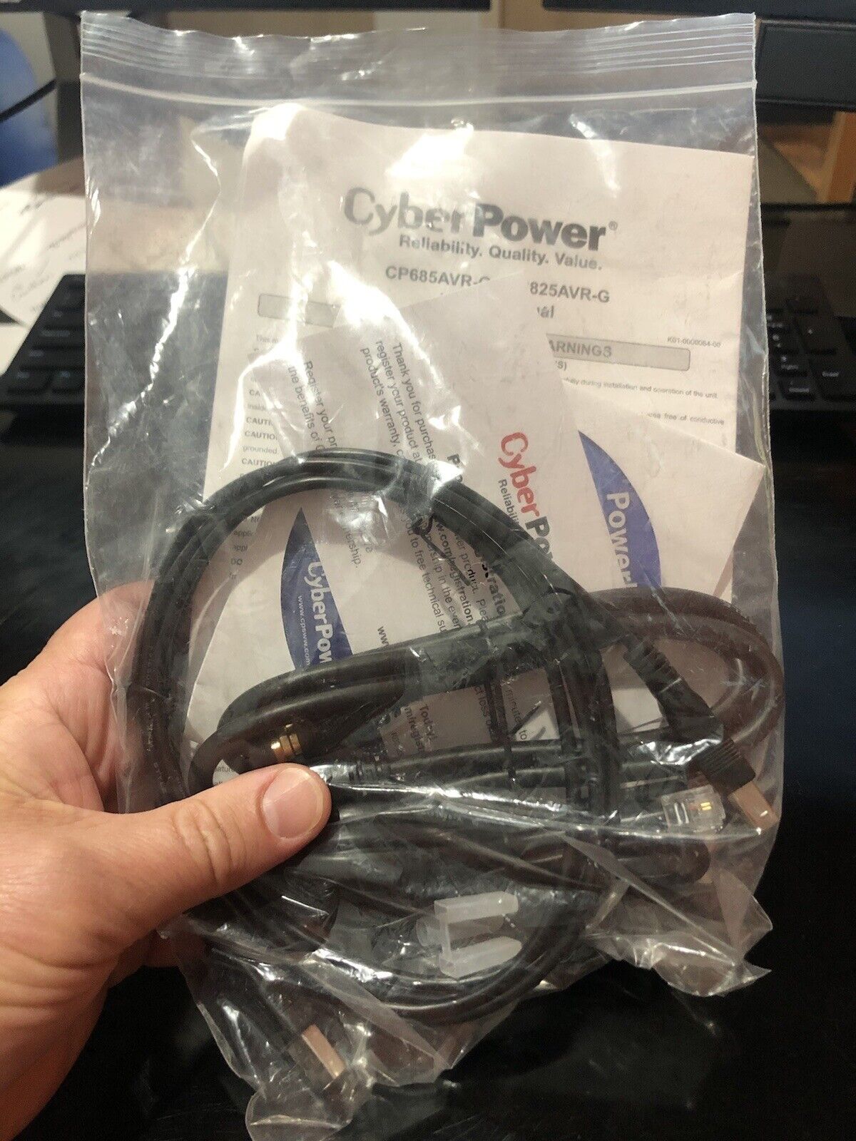 CyberPower PowerPanel Management Software CD Personal Edition Manual Cables