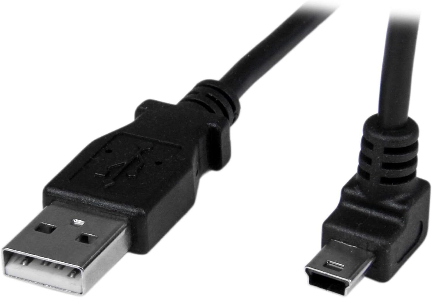 StarTech.com 1m Mini USB Cable Cord - A to Up Angle Mini B - Up Angled Mini USB