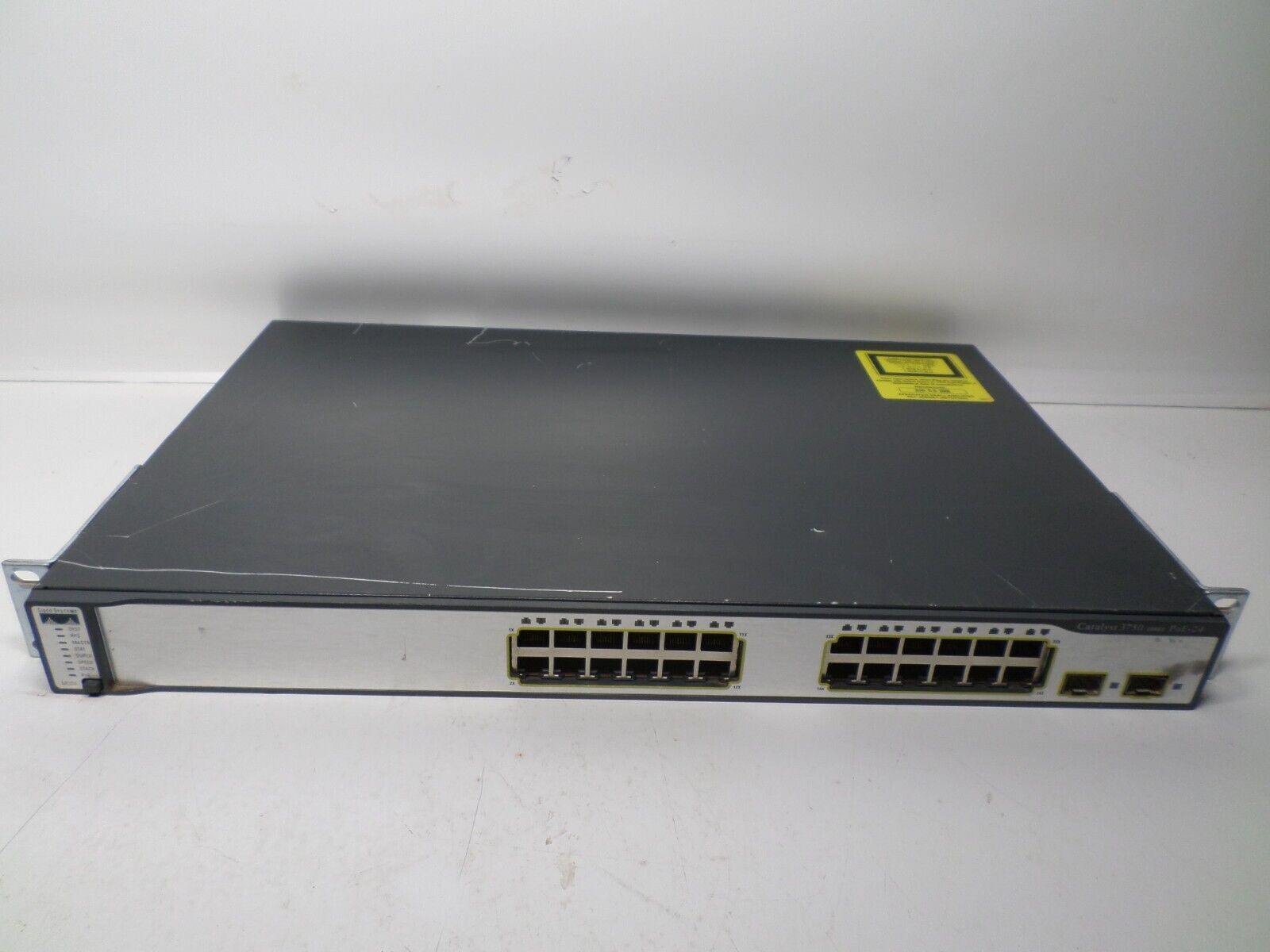 Cisco Catalyst 3750 WS-C3750-24PS-S 24 Port Fast PoE Ethernet Switch