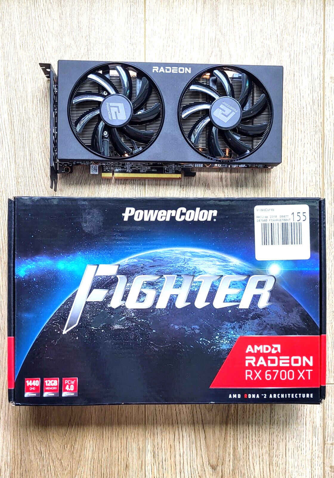PowerColor AMD Radeon RX 6700 XT Fighter Dual Fan 12GB GDDR6 PCIe 4.0 Video Card