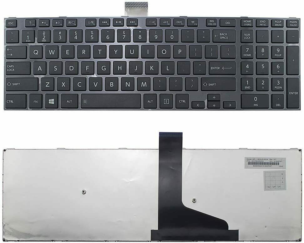 For Toshiba Satellite L50-A S50-A S50D-A L70-A L70-B Keyboard US Black