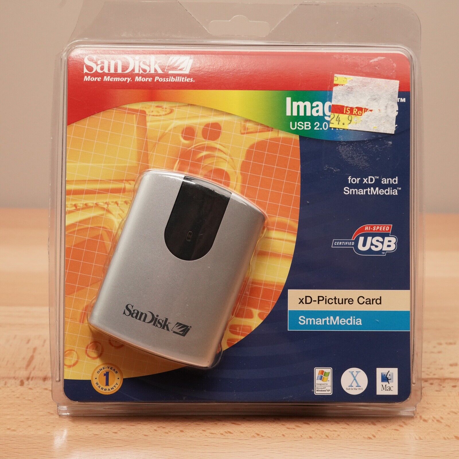 Sandisk Image Mate USB 2.0  Reader/Writer SDDR-93-07 Sealed New In Box