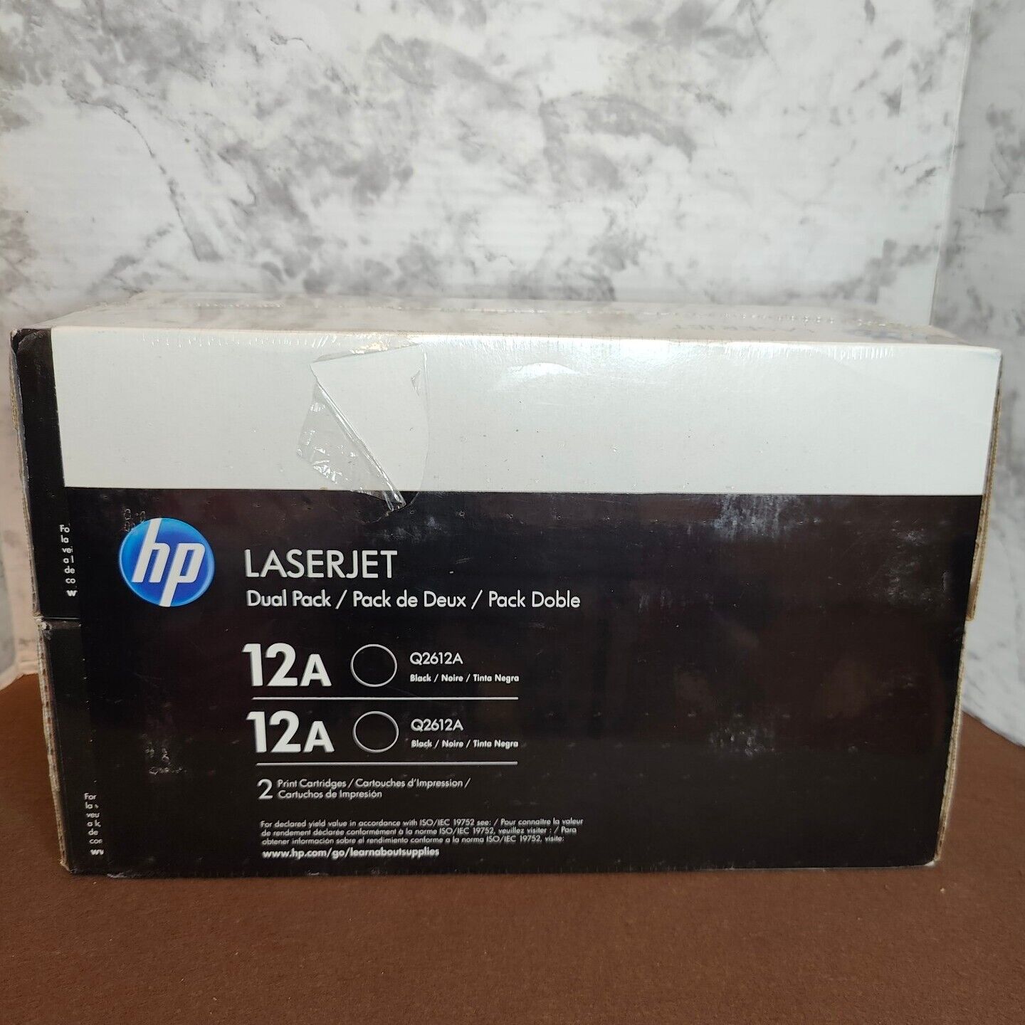 HP Q2612D LaserJet 12A Toner Cartridge Pack of 2  Black Open Box/Toner Sealed 