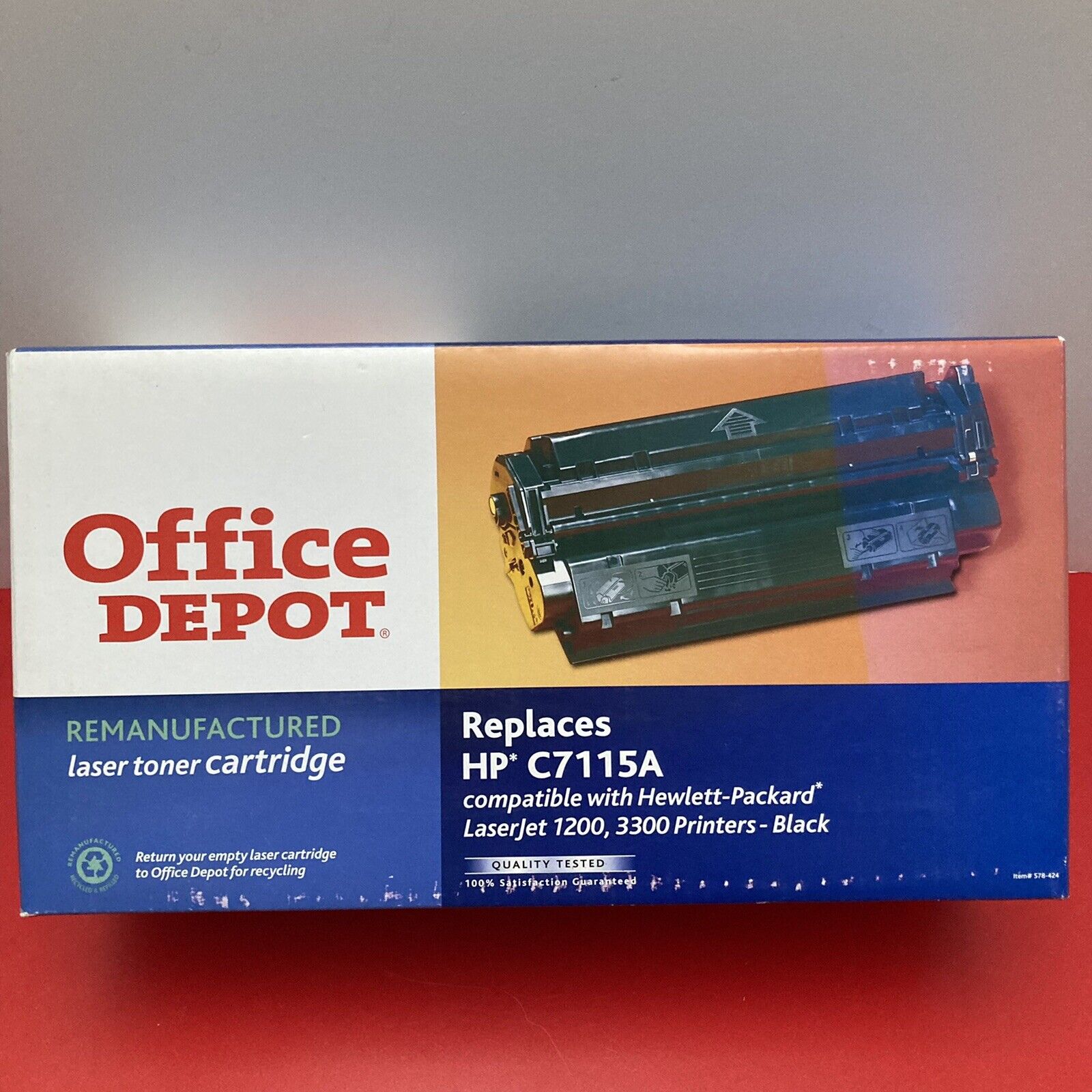 Office Depot Compatible Toner Cartridge REPLACES HP C7115A