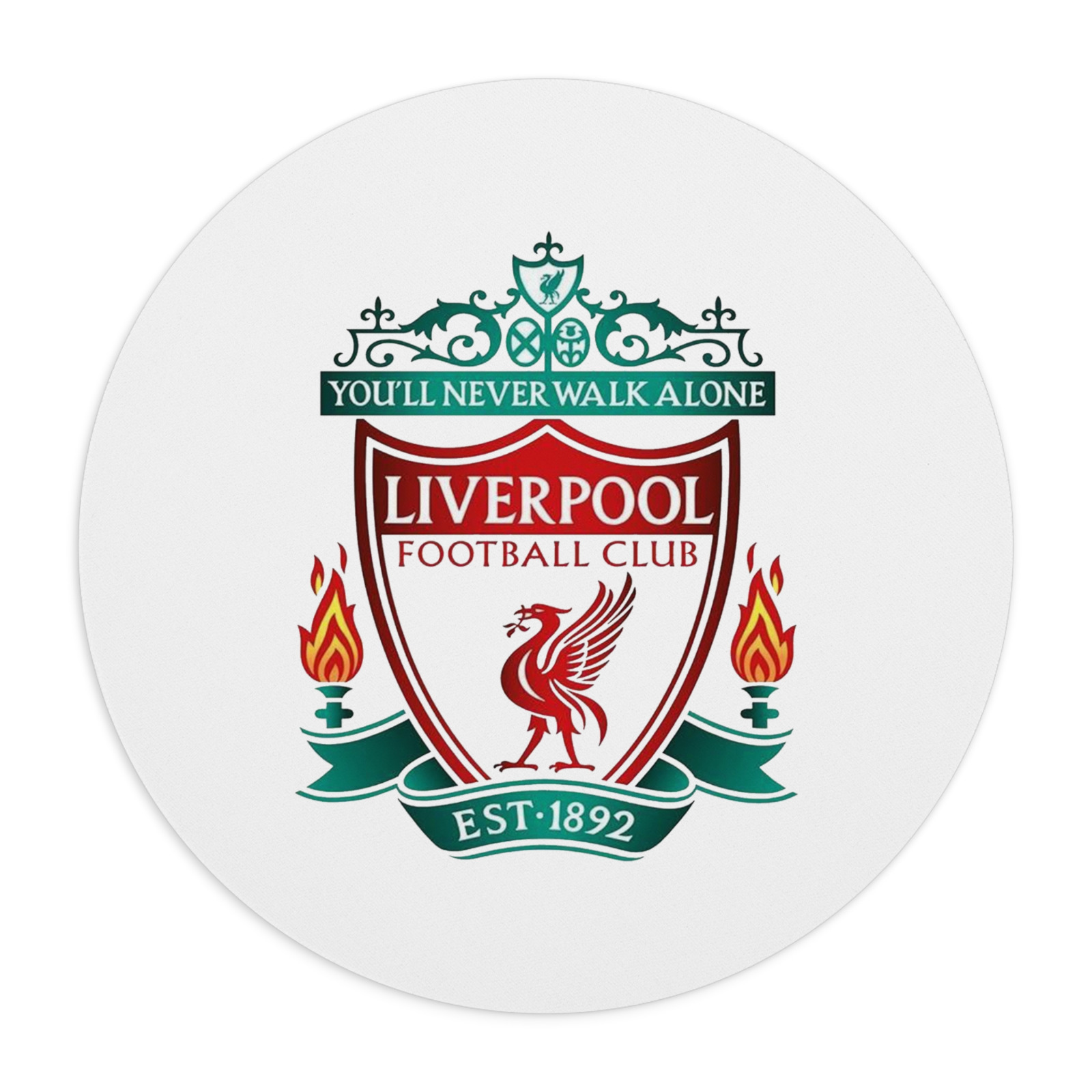 Liverpool Mousepad - 7.5 inch circle mousepad - LFC Premier League Liverpool FC