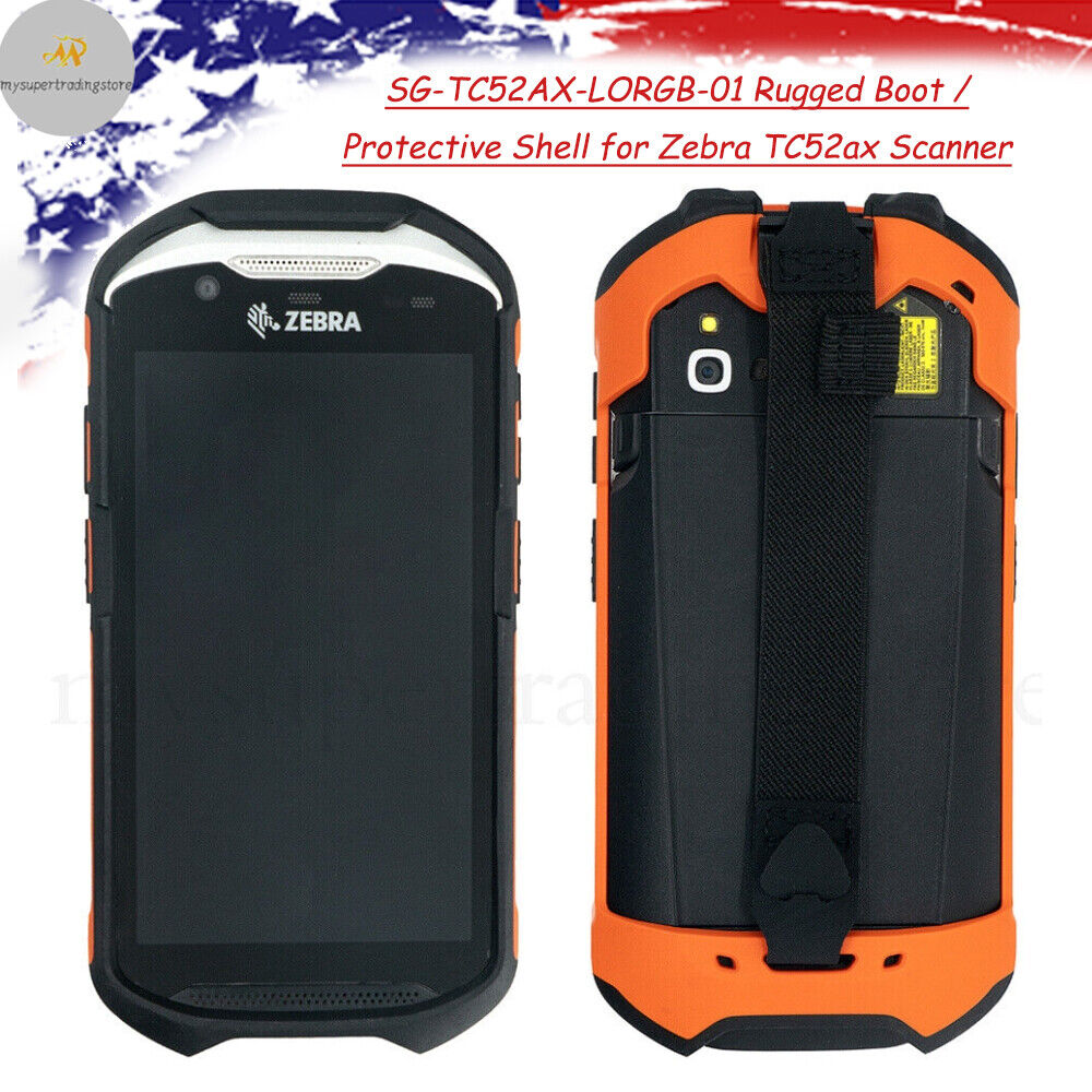 SG-TC52AX-LORGB-01 Rugged Boot / Protective Shell for Zebra TC52ax Scanner