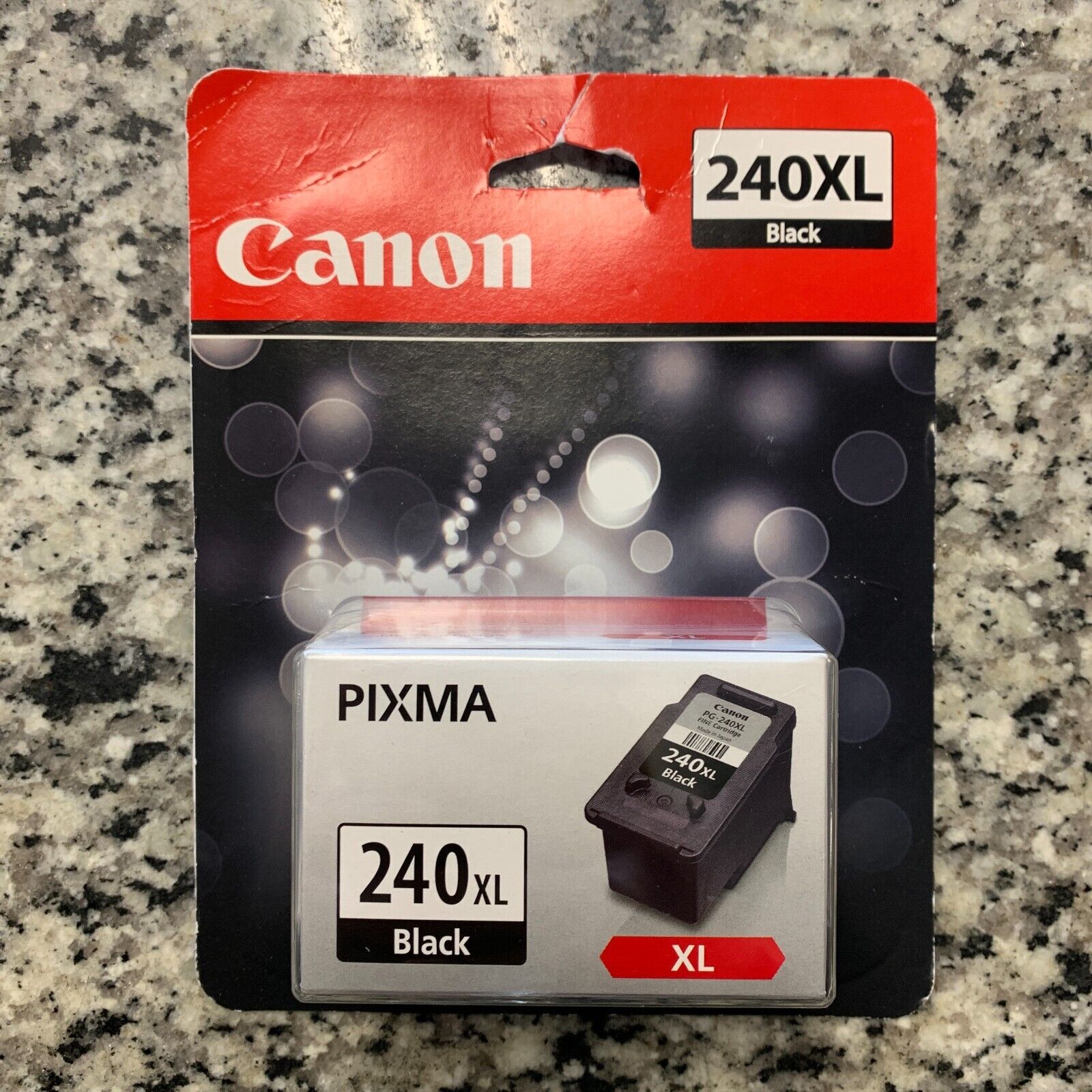 NEW SEALED Genuine Canon 240 XL Fine Black Ink Cartridge