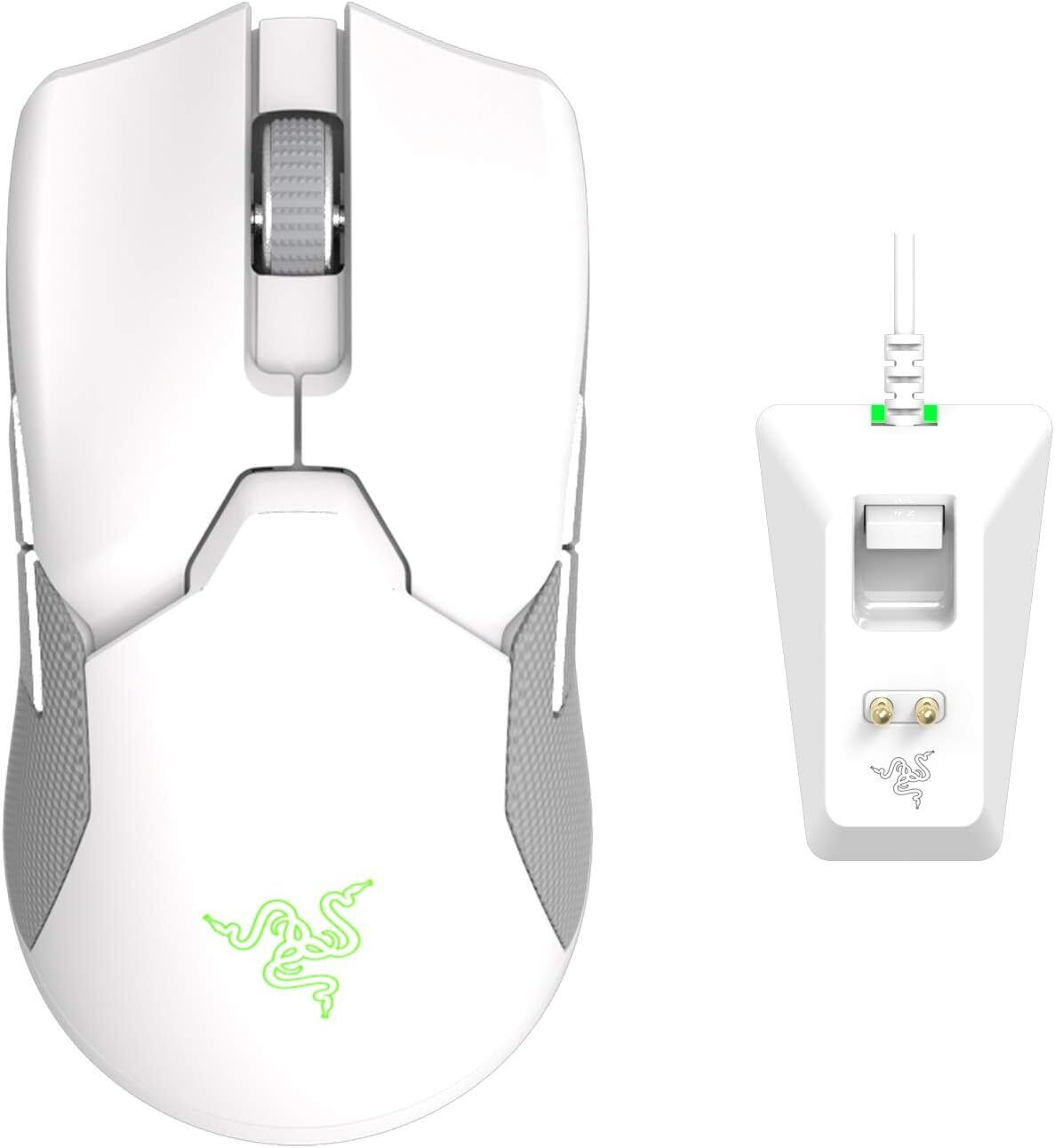 Razer ‎RZ01-03050400-R3U1 White Viper Ultimate Gaming Mouse/Dock