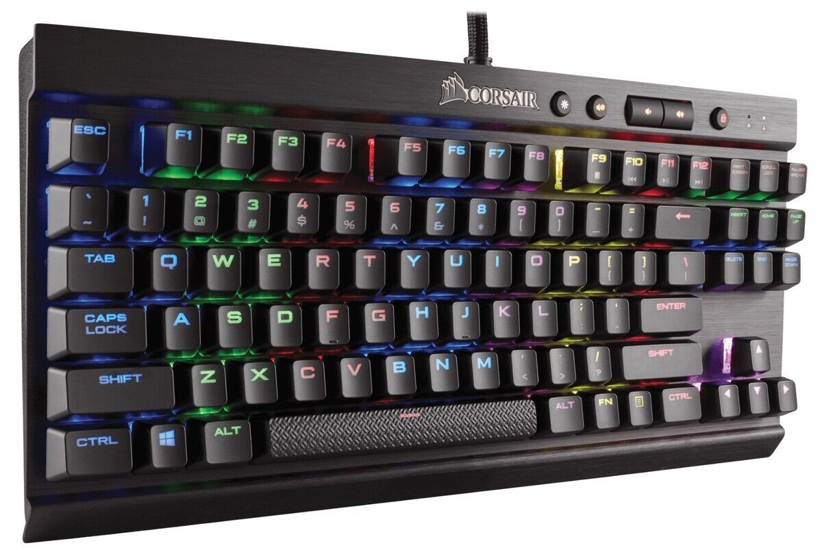 Corsair K65 LUX RGB Compact Mechanical Gaming Keyboard — CHERRY® MX RGB Red