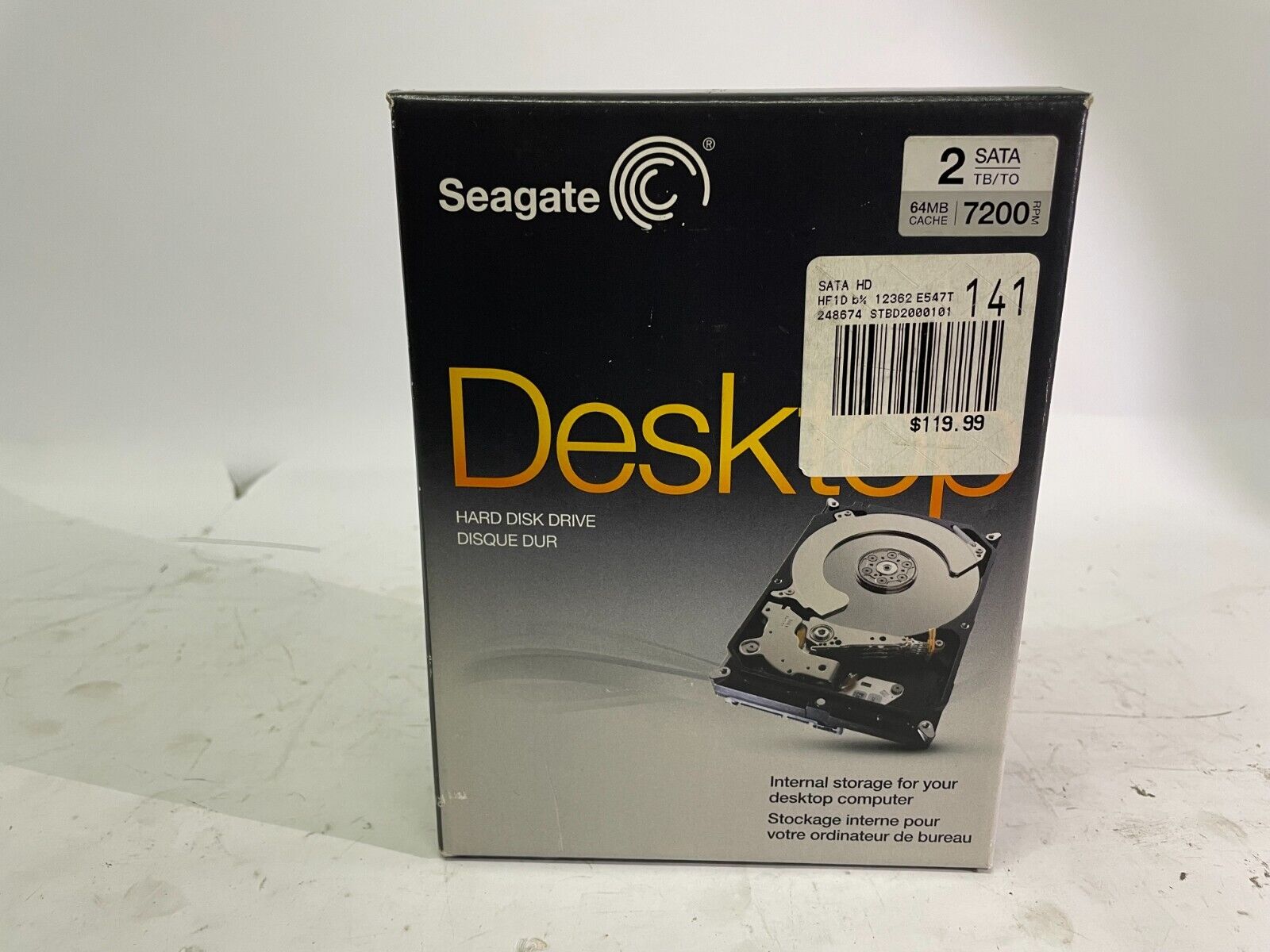 Seagate Barracuda 2TB Desktop Internal Hard Disk Drive SATA