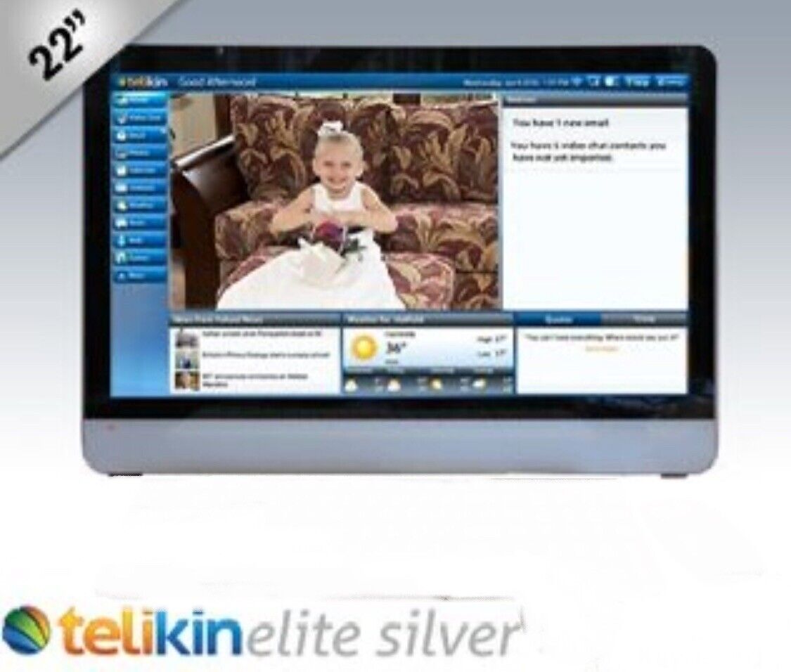 Telikin 22 Inch Touchscreen All in One Computer for Seniors - the WOW computer