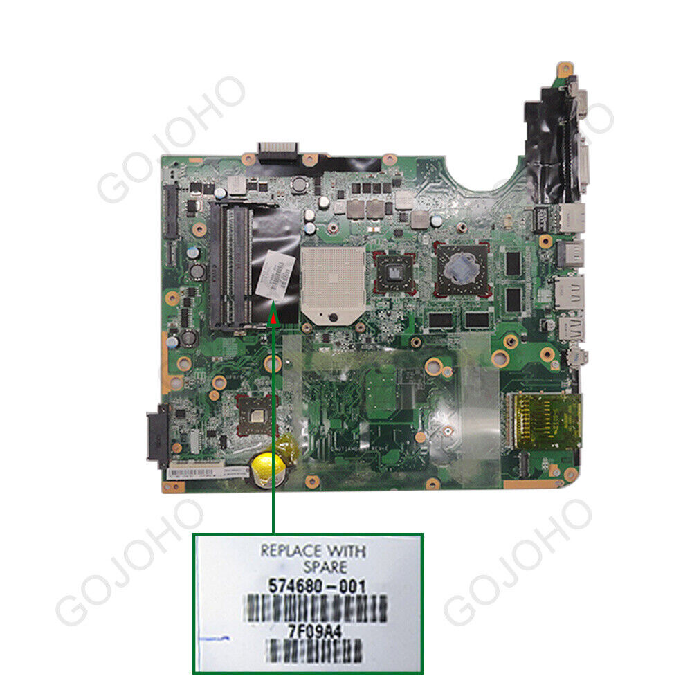574680-001 For HP Pavilion DV7-3000 Laptop Motherboard HD4650/1GB 100% Test good