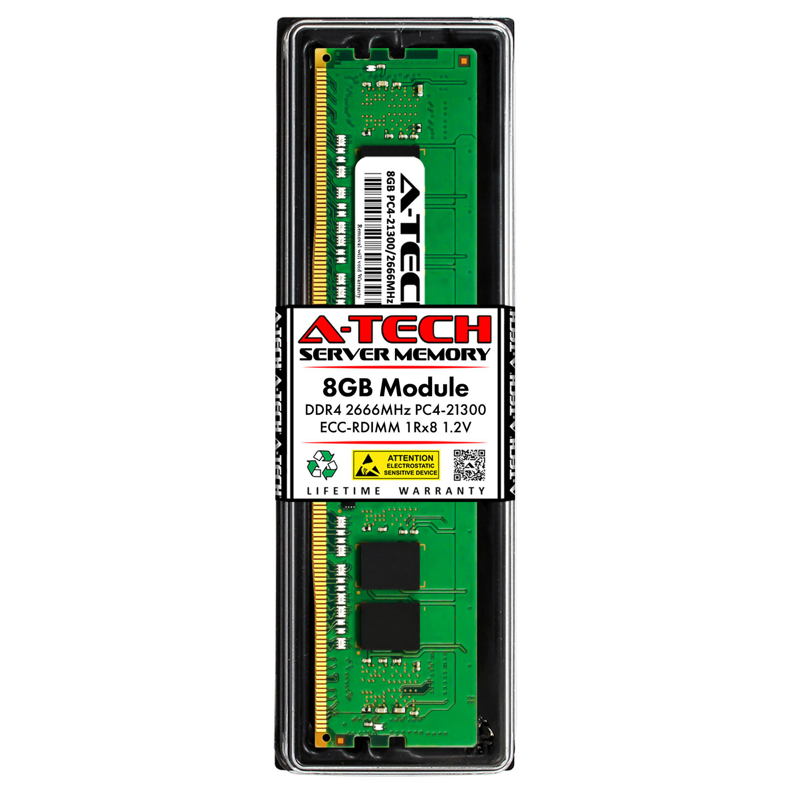 8GB 1Rx8 PC4-2666 RDIMM MSI MEGABOOK M630 Memory RAM