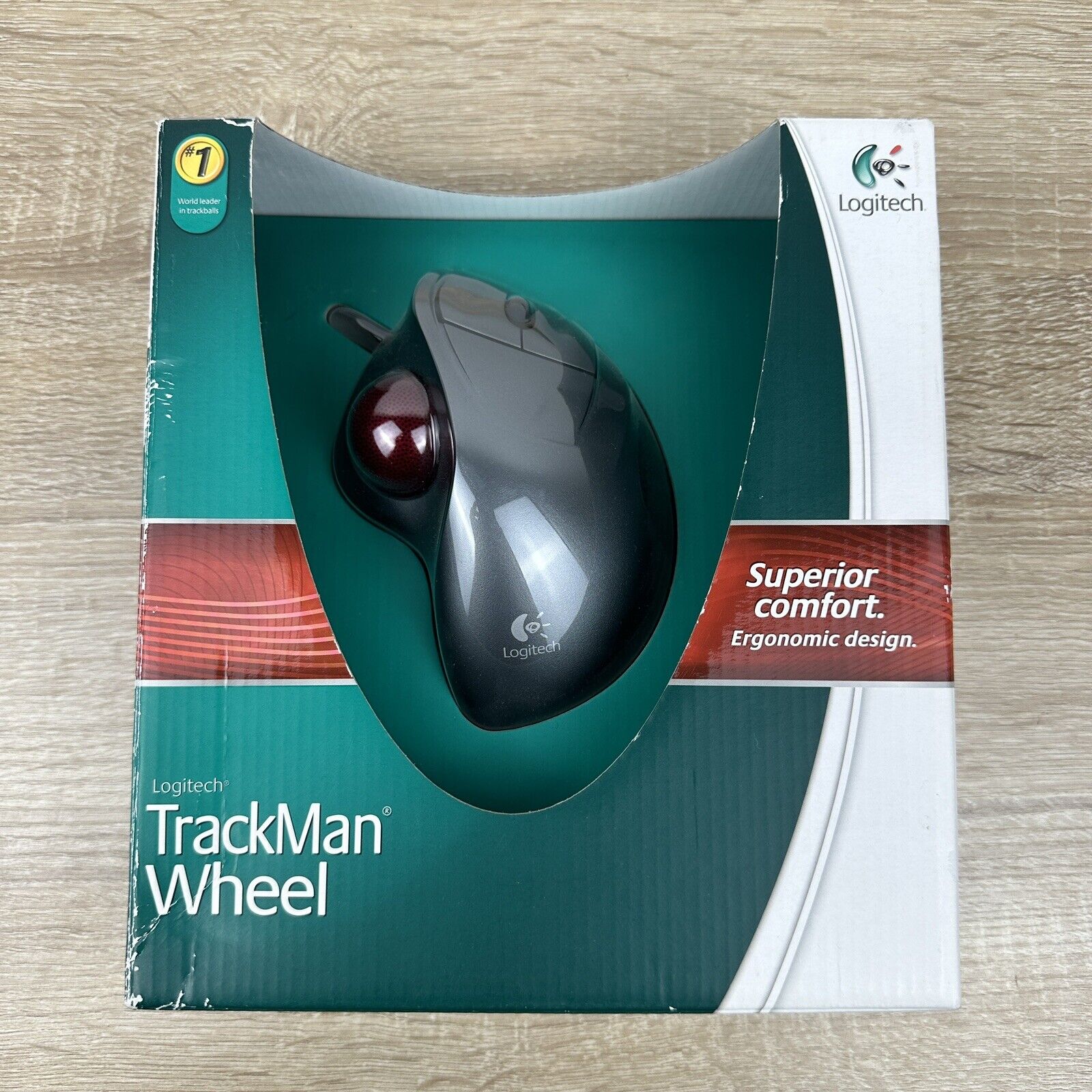 Logitech Trackman (9043530403) Wired Wheel Trackball New Open Box