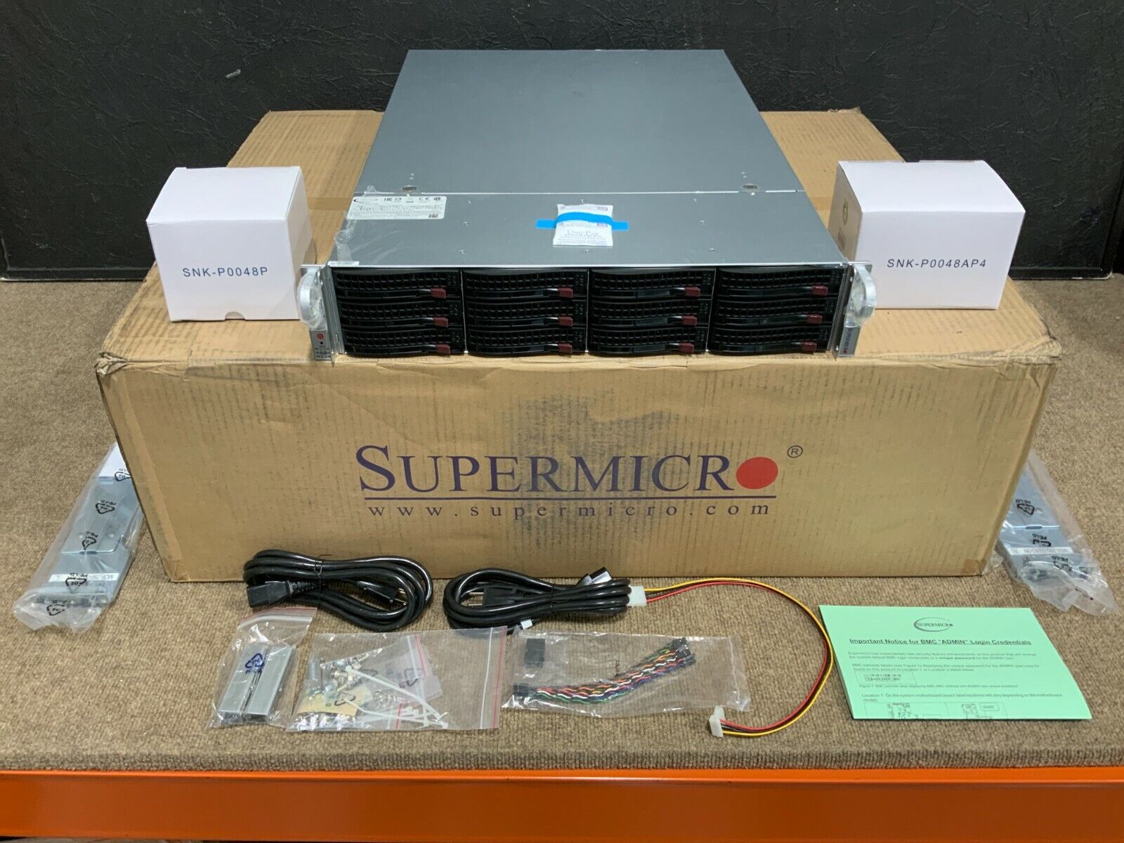 SuperMicro SuperStorage 6028R (2U) SSG-6028R-E1CR12N New Open Box ✅❤️️ ✅❤️️ 