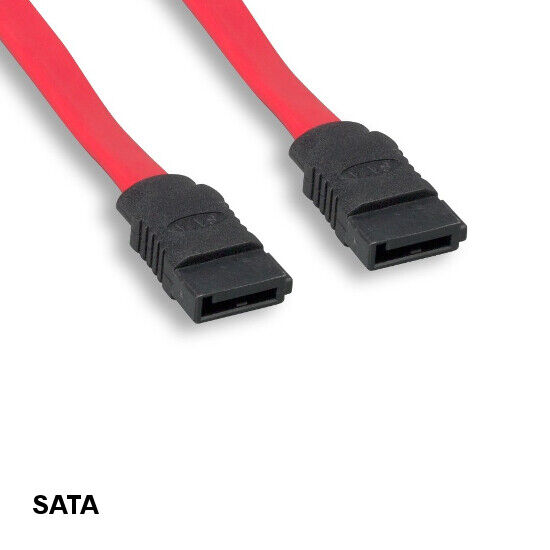 3 Feet SATA Cable Straight Connector 6Gbps for PC Hard Drive HDD Data Transfer