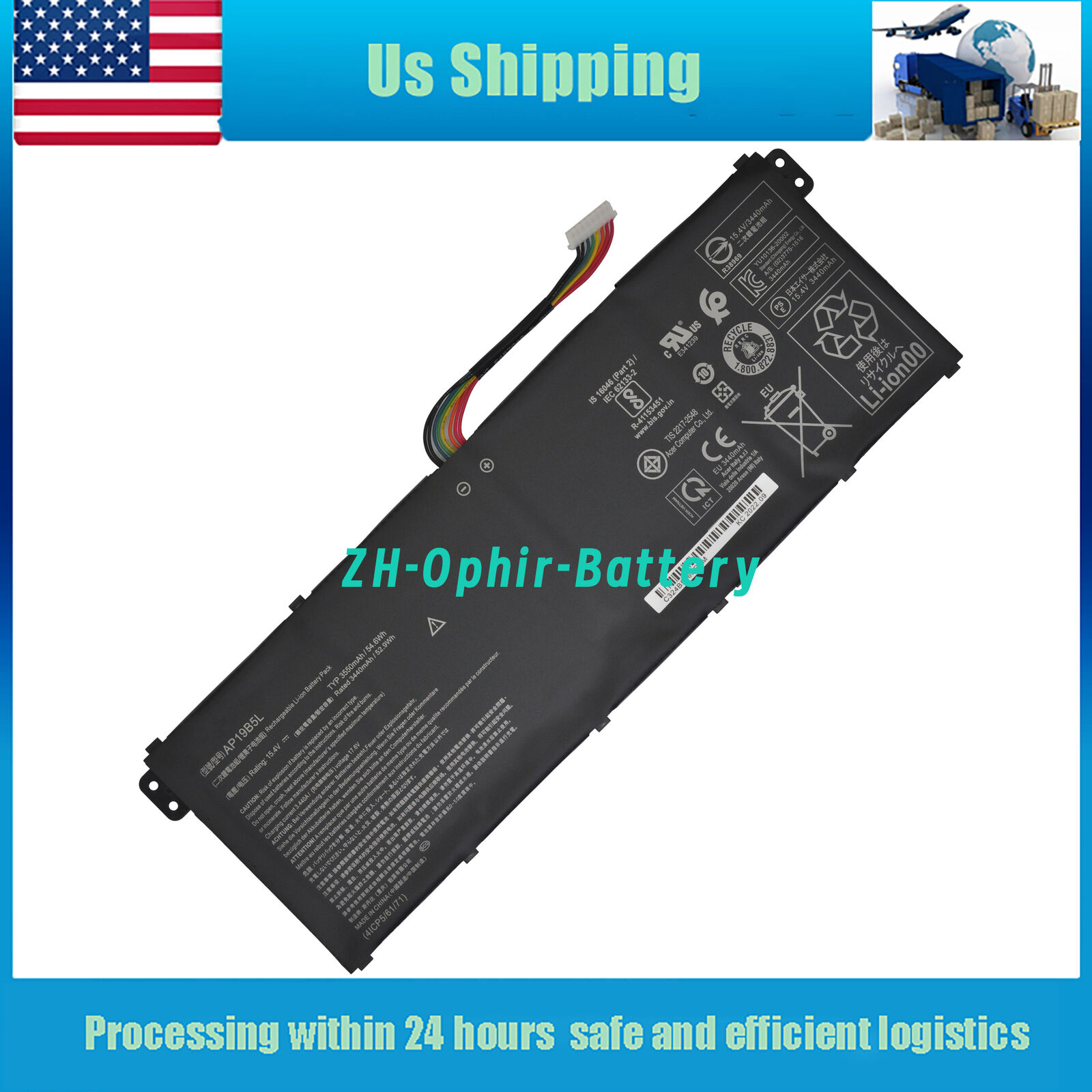 New Genuine AP19B5L Battery for ACER Aspire 5 A515-43 A515-43G A515-52 A515-52G 