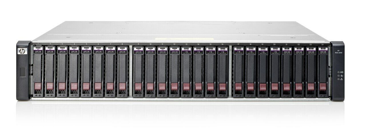 K2R84A - HPE MSA 2040 ES 2x SAS Controller SFF Storage Enclosure - NEW