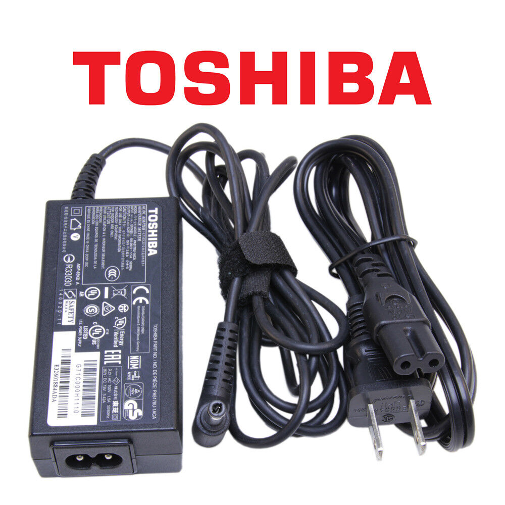 Original TOSHIBA Satellite C855-S5123 C855D-S5116 AC Charger Power Adapter