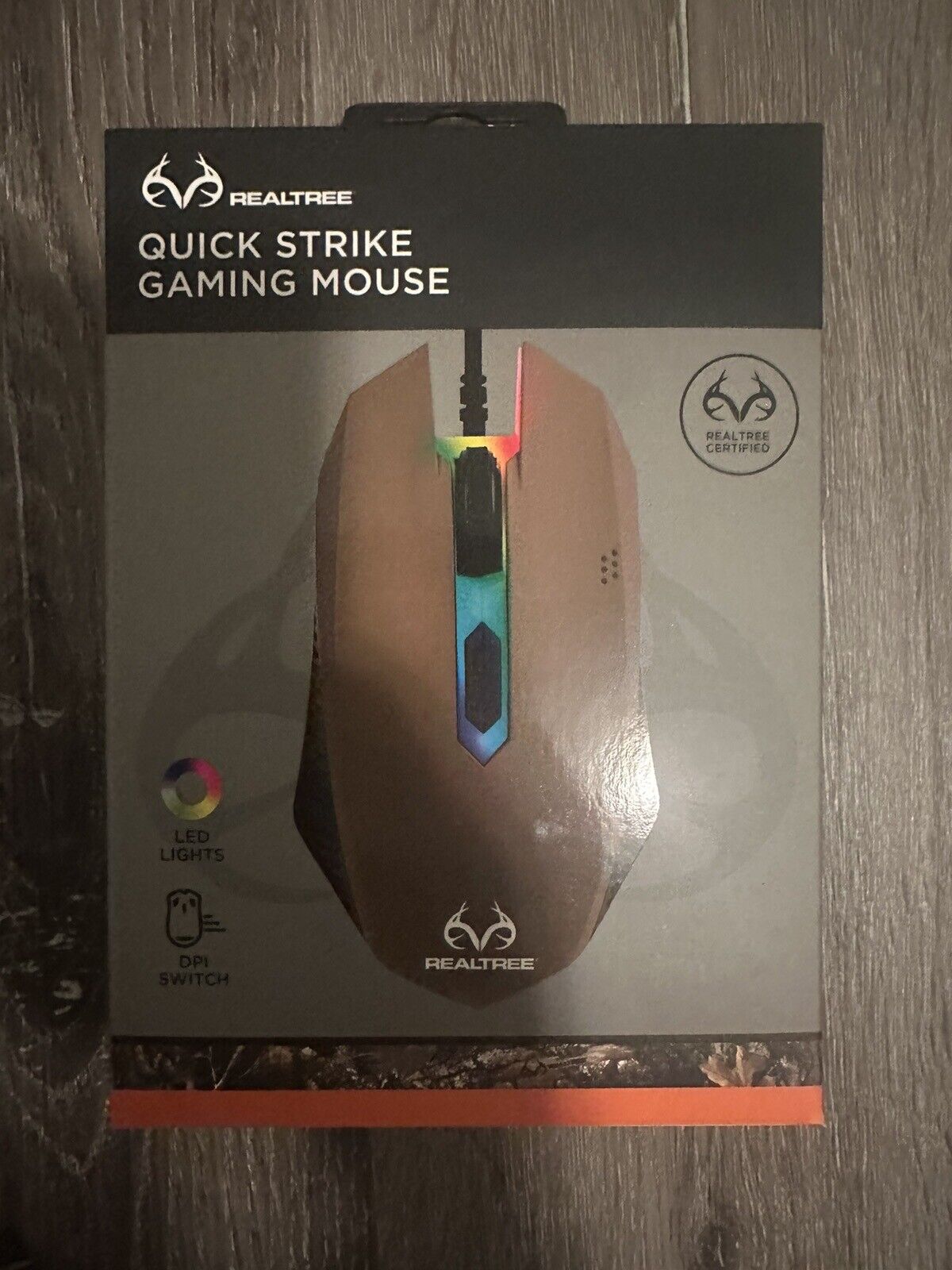 RealTree Quick Strike Wired PC Gaming Mouse