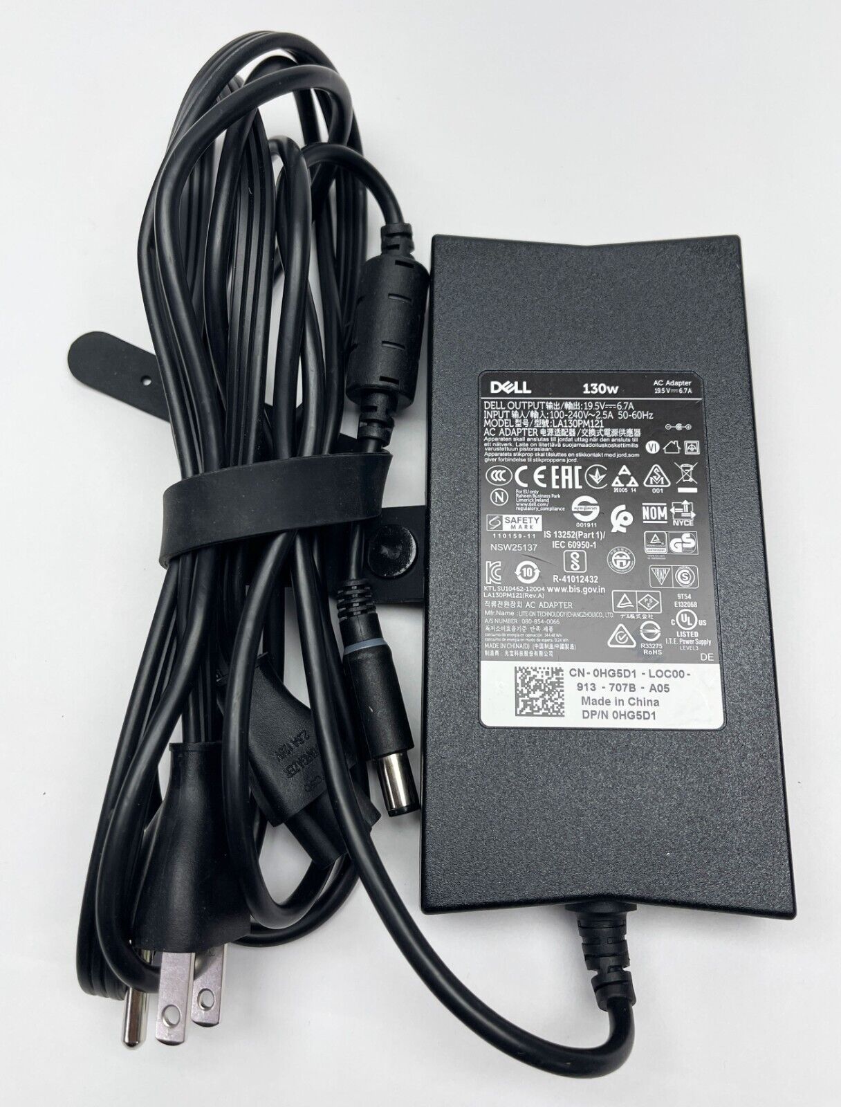 DELL 130W 19.5V, 6.7A Charger LA130PM121 AC power Adapter Charger DP/N 0HG5D1