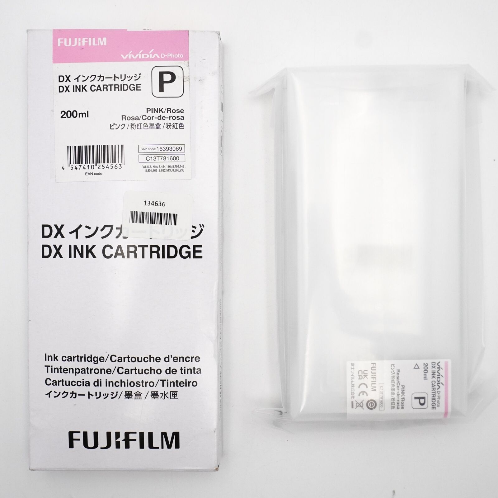 Fujifilm Vividia D-Photo DX Ink Cartridge 200ml Pink C13T781600