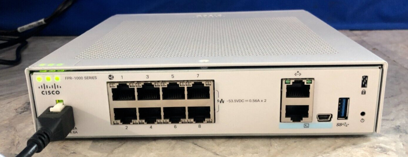 Cisco Firepower 1000 Firewall FPR-1010 w/ 240GB SSD - Mostly Tested - PLS READ