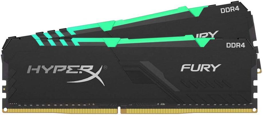 HyperX Fury 16GB 3466MHz DDR4 DIMM (Kit of 1) 1x16GB RGB RAM HX434C16FB3A/16