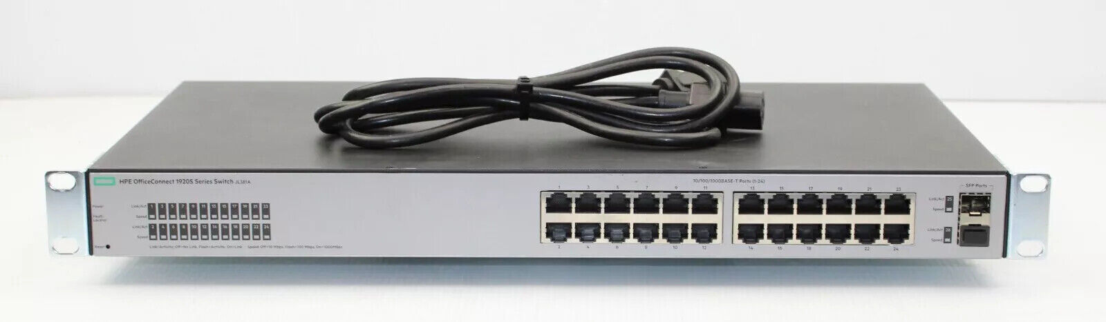 HP | OfficeConnect 1920S | JL381A | 24Port Gigabit Switch - W/ Power Cord