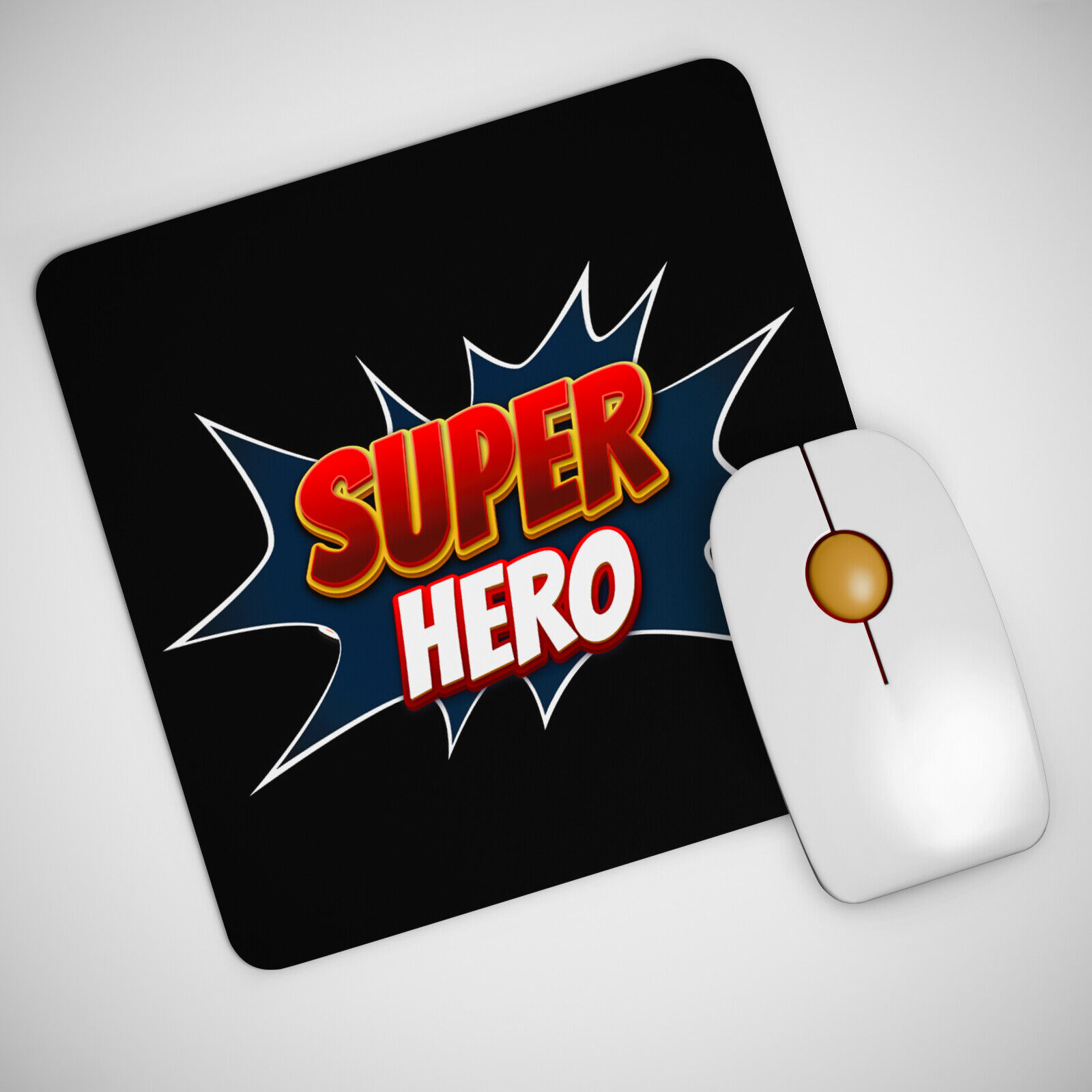 Super Hero Squad Mouse Pad Motorcycle Lover American Funny New Gaming Gift USA