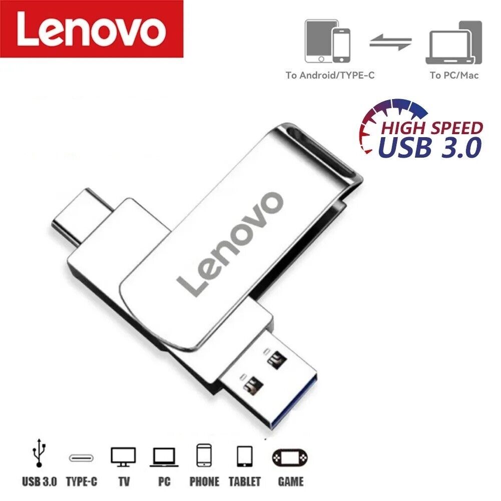 1TB 2TB 4TB Flash Drive Type C OTG USB 3.0 Memory Stick 4in1 For Phone PC Laptop