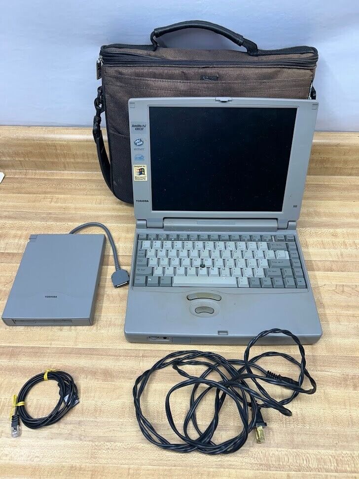 Toshiba Satellite Pro 430CDT Laptop, Powers On, Boots, STRICTLY As-Is