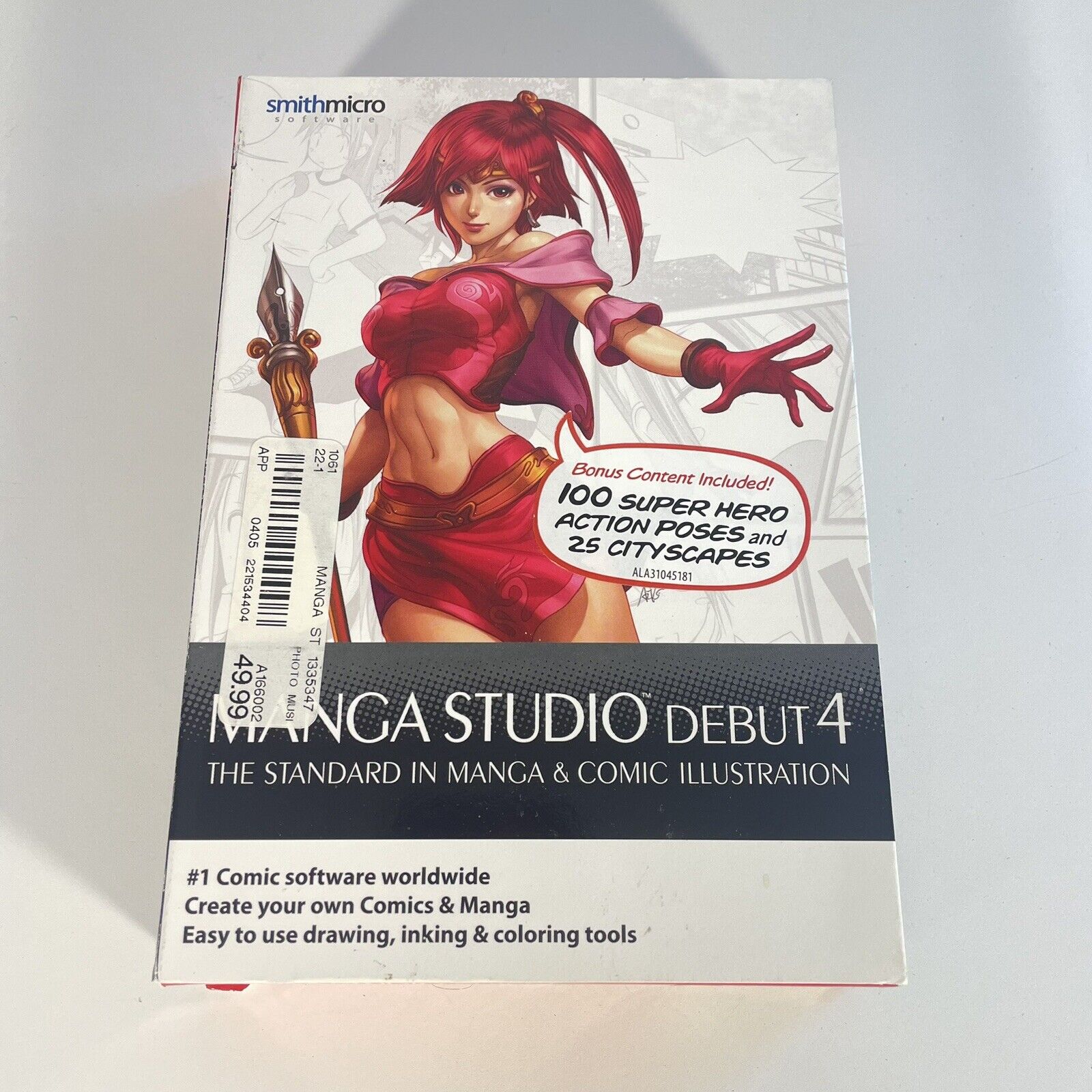 Manga Studio Debut 4 PC Mac Anime Comic Graphic Drawing Cartoon Creator Software
