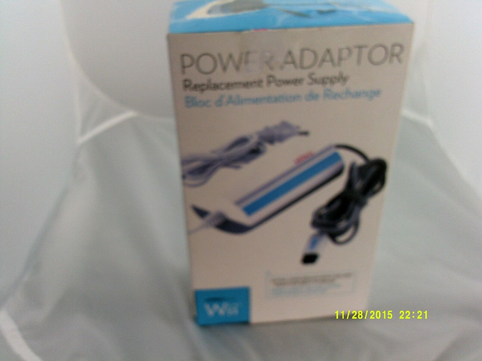 Nyko Power Adaptor Wii Replacement Power Supply 87020H-H17  BOX DAMAGED- UNUSED